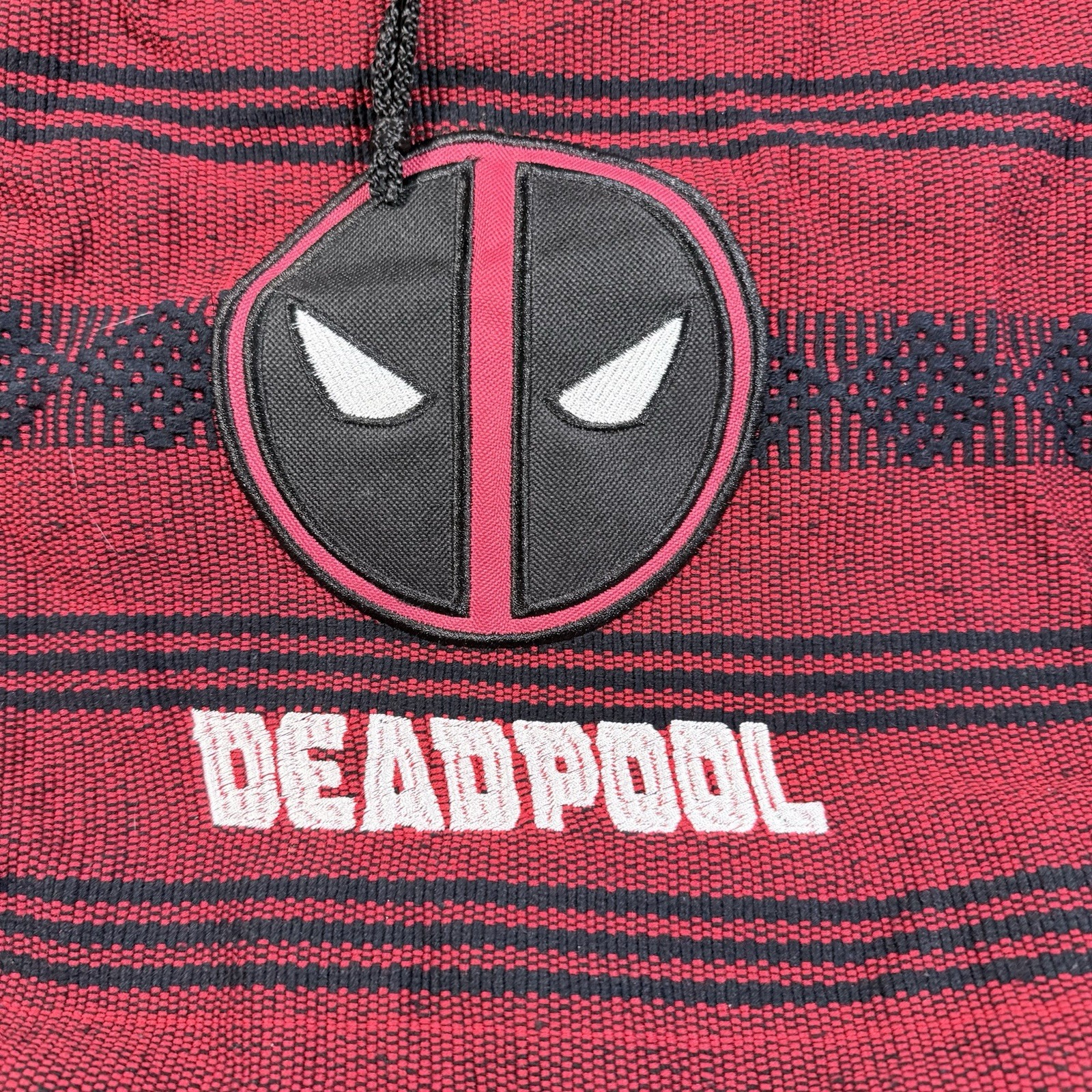 Marvel Deadpool Woven Backpack Handmade Satchel Baja Hippie Boho Bag Rucksack