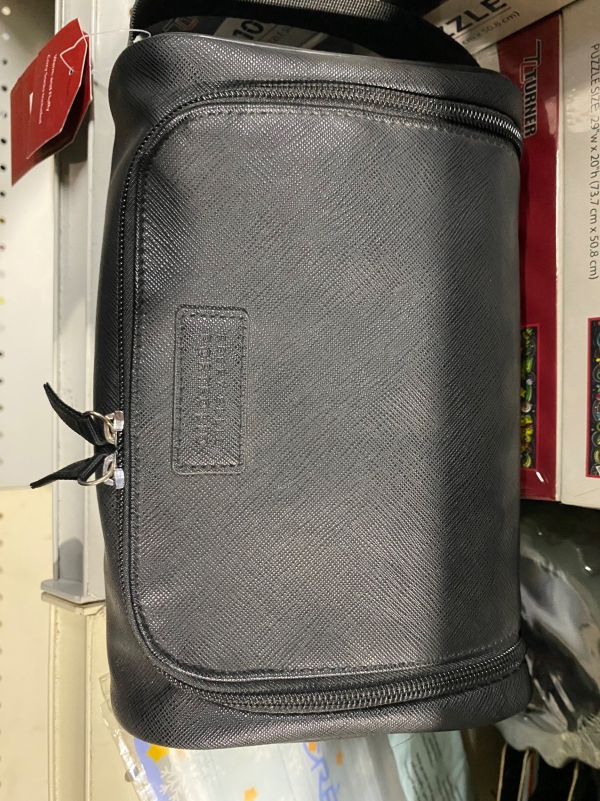 Perry Ellis Portfolio Mens Reusable Bottle Hanging Shave Kit Black Size OS NWT