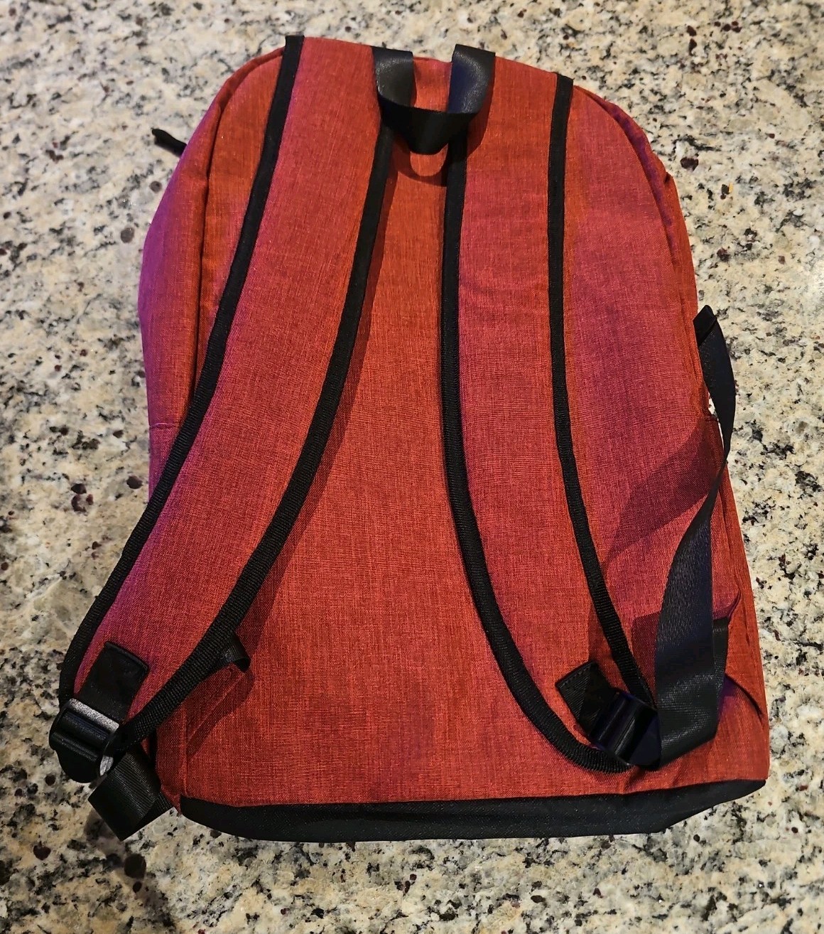 Snap-on Tools Backpack Bag Red Heather Black Logo Tech School Casual Travel Day