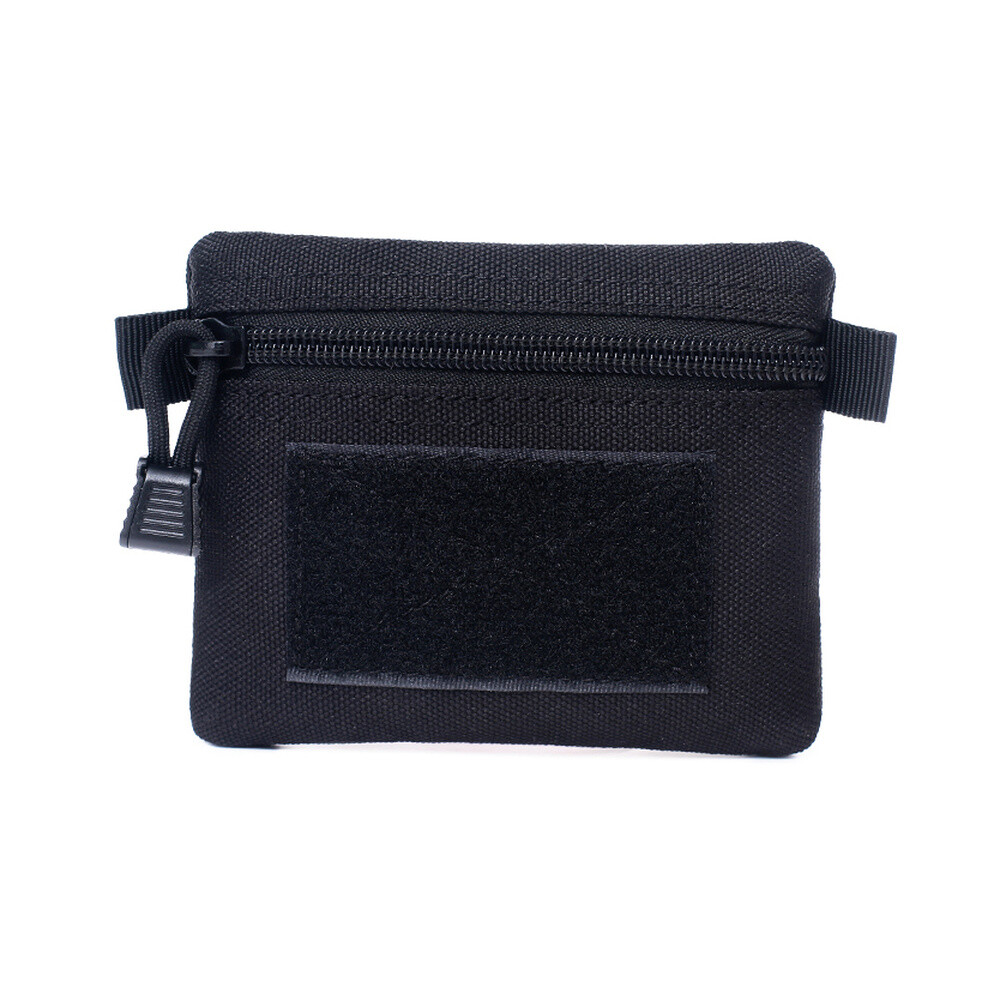 Tactical Wallet Men Pouch Money Storage Bag Purse Zipper Coin Card Holder Pocket