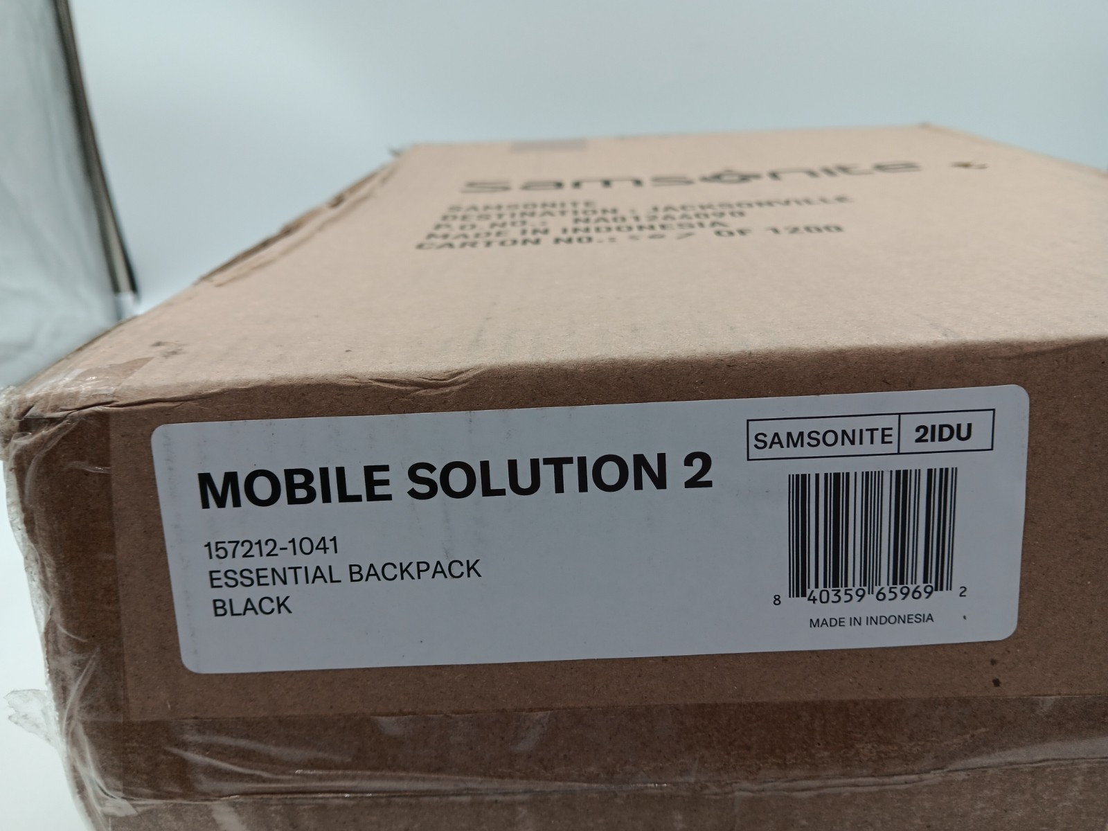 SAMSONITE | Mobile Solution 2 | Essential Backpack | BLACK | 16.5″ x 12.2″ x 5″