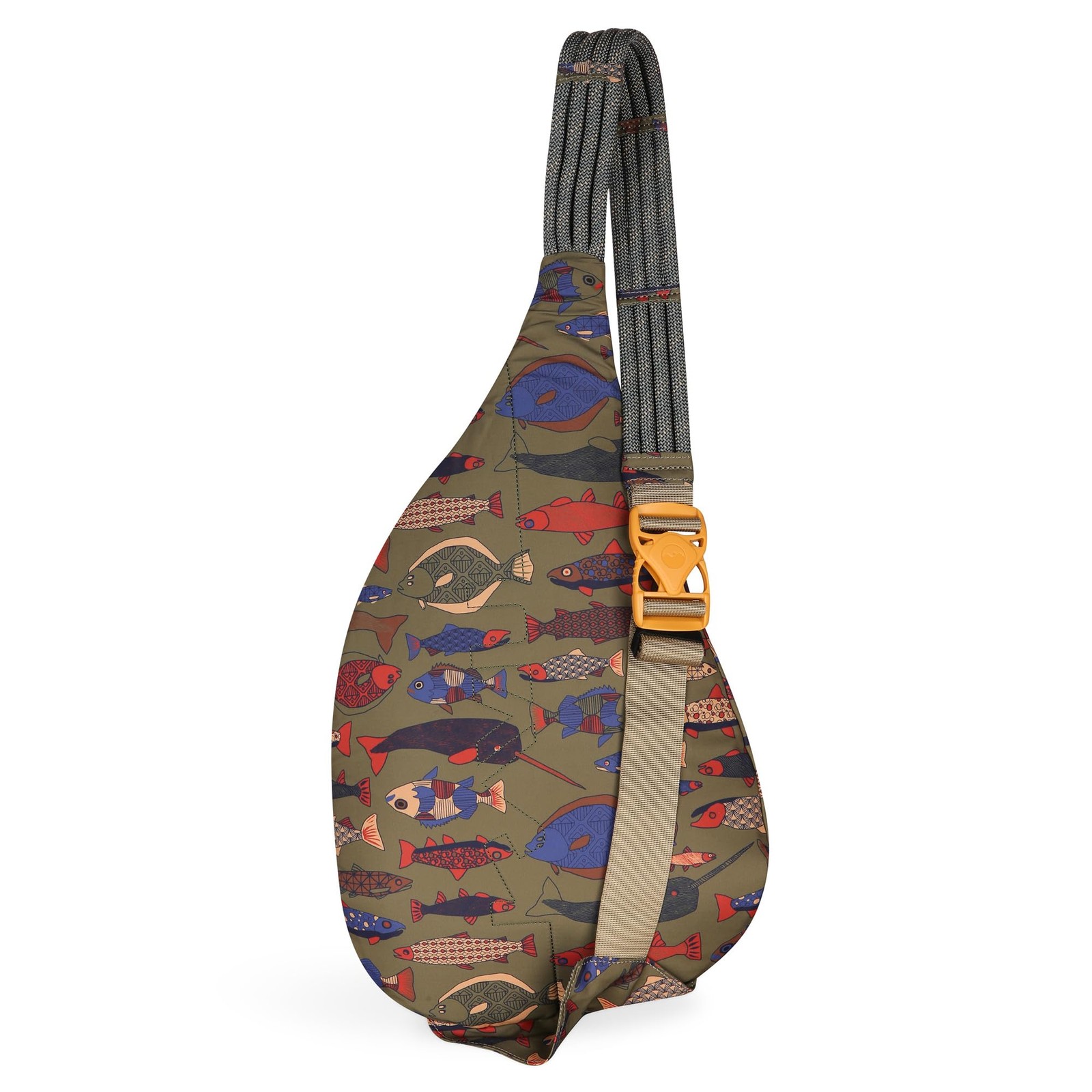 KAVU Sling Pack: Fish Tessellate – Rope Shoulder Thing-a-ma-jig!