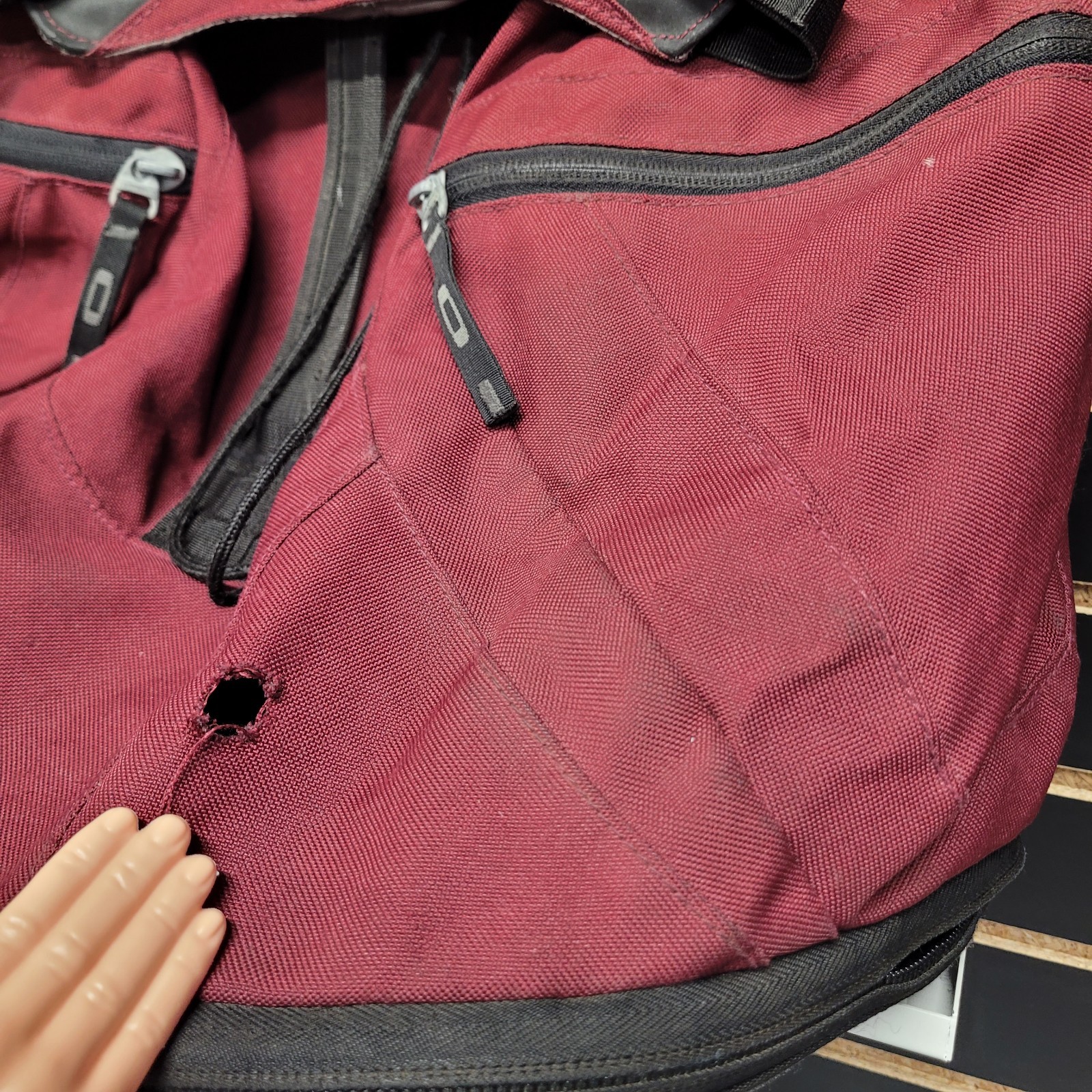 Y2K Vintage Oakley Kitchen Sink Backpack Laptop Bag Tactical Equipment Maroon