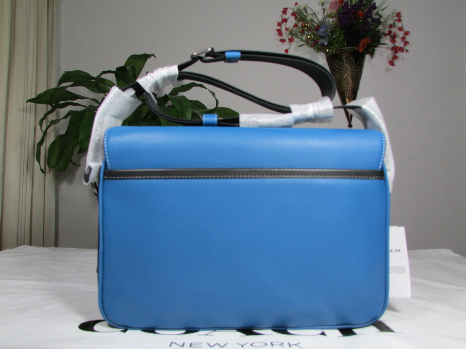 NWT Coach Coach Stamp Colorblock Signature Canvas Track Crossbody CH118