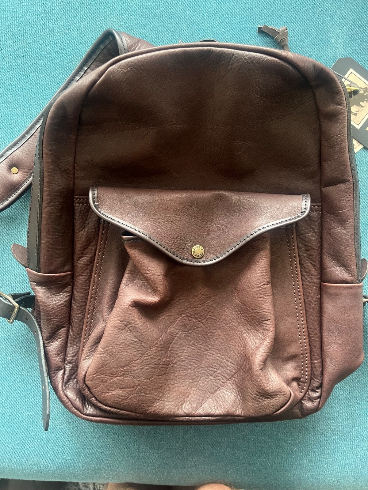 FILSON Heritage Leather Journeyman Backpack, Excellent Condition, Made in USA