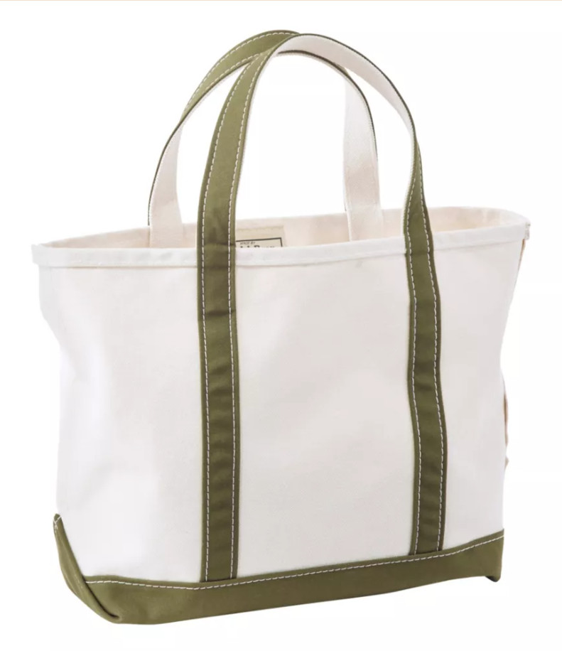 New L.L.Bean Boat and Tote, Open-Top, Seaboard Blue Color, Medium Regular Size