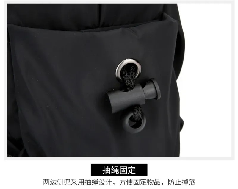 Mini Men’s Backpack Fashion Small Black Shoulder School Bag for Man Canvas