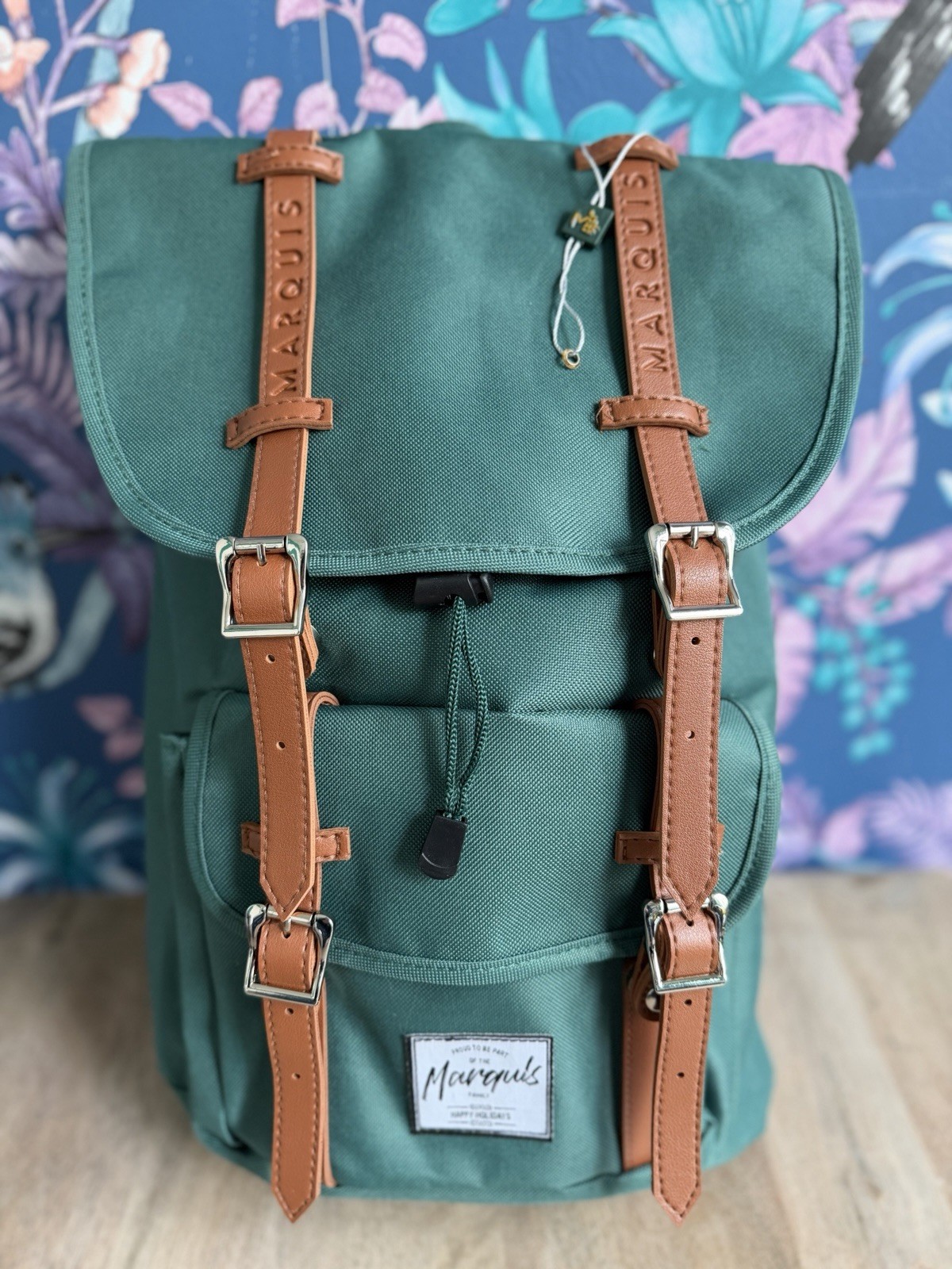 HERSCHEL LITTLE AMERICA BACKPACK Dark / Sea Green Brand New Marquis New No Tag