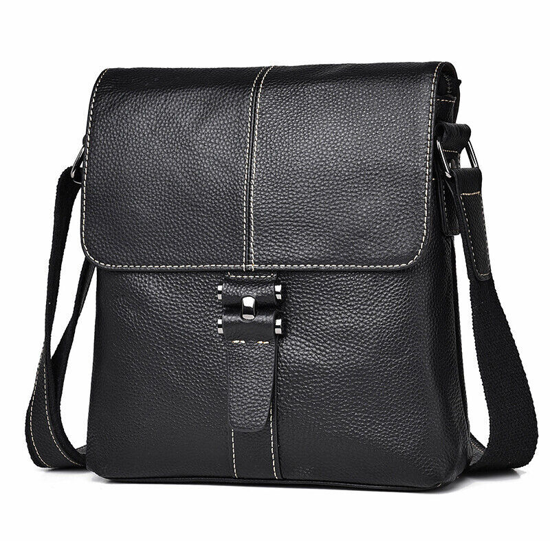Messenger Bag Vintage Genuine Leather Satchel Crossbody Shoulder Travel Bookbag