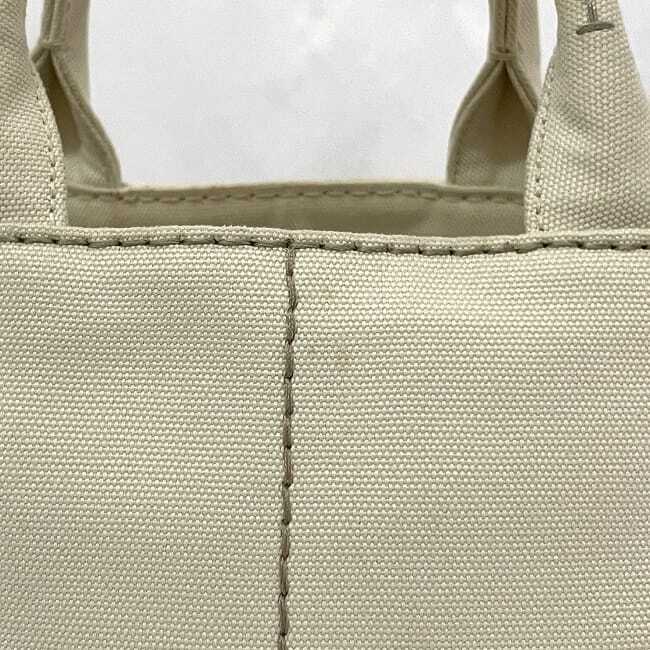 Prada Tote Bag Canapa Tote f-23286 Ivory White Canapa 1BG439 Beautiful Canvas