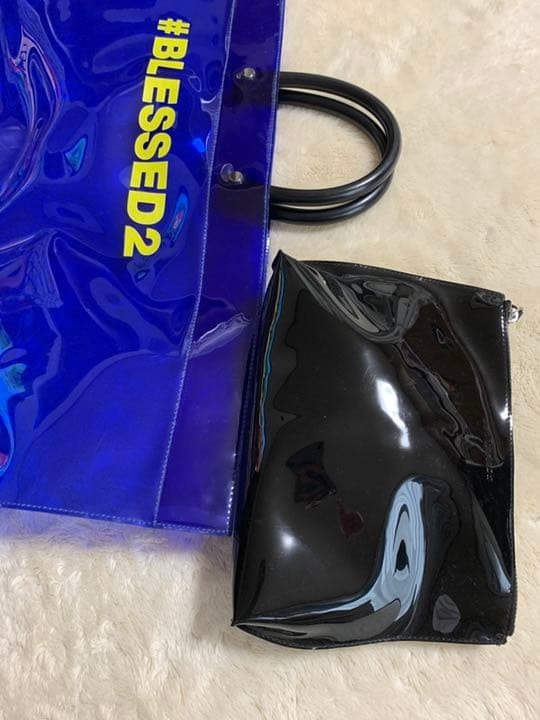 Dsquared２Clear Tote Bag Vinyl With Pouch Men’s bags, popular brands, must-have i