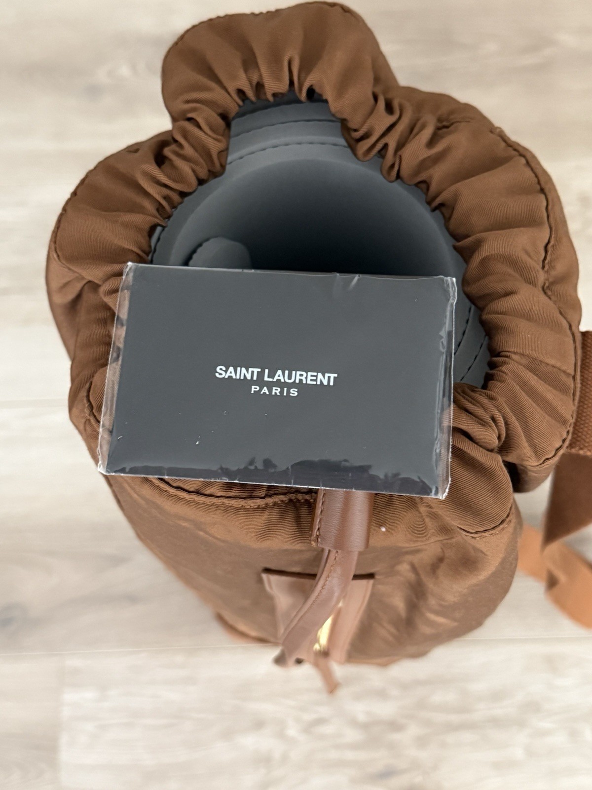 Saint Laurent City Long Sac Men’s Sling duffle Bag Backpack. Fits Yoga mat. New