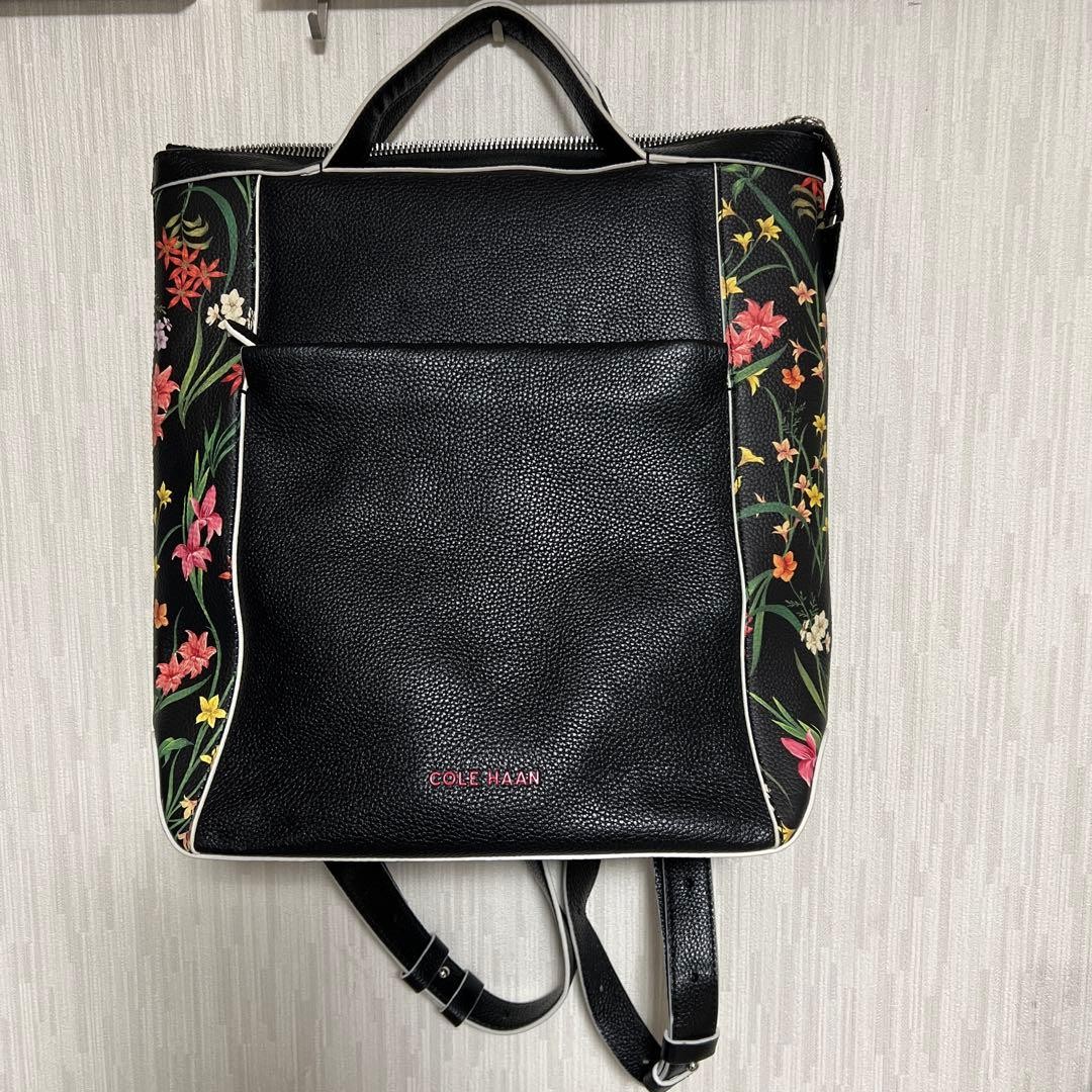 Cole Haan Floral Pattern 3-Way Convertible Bag