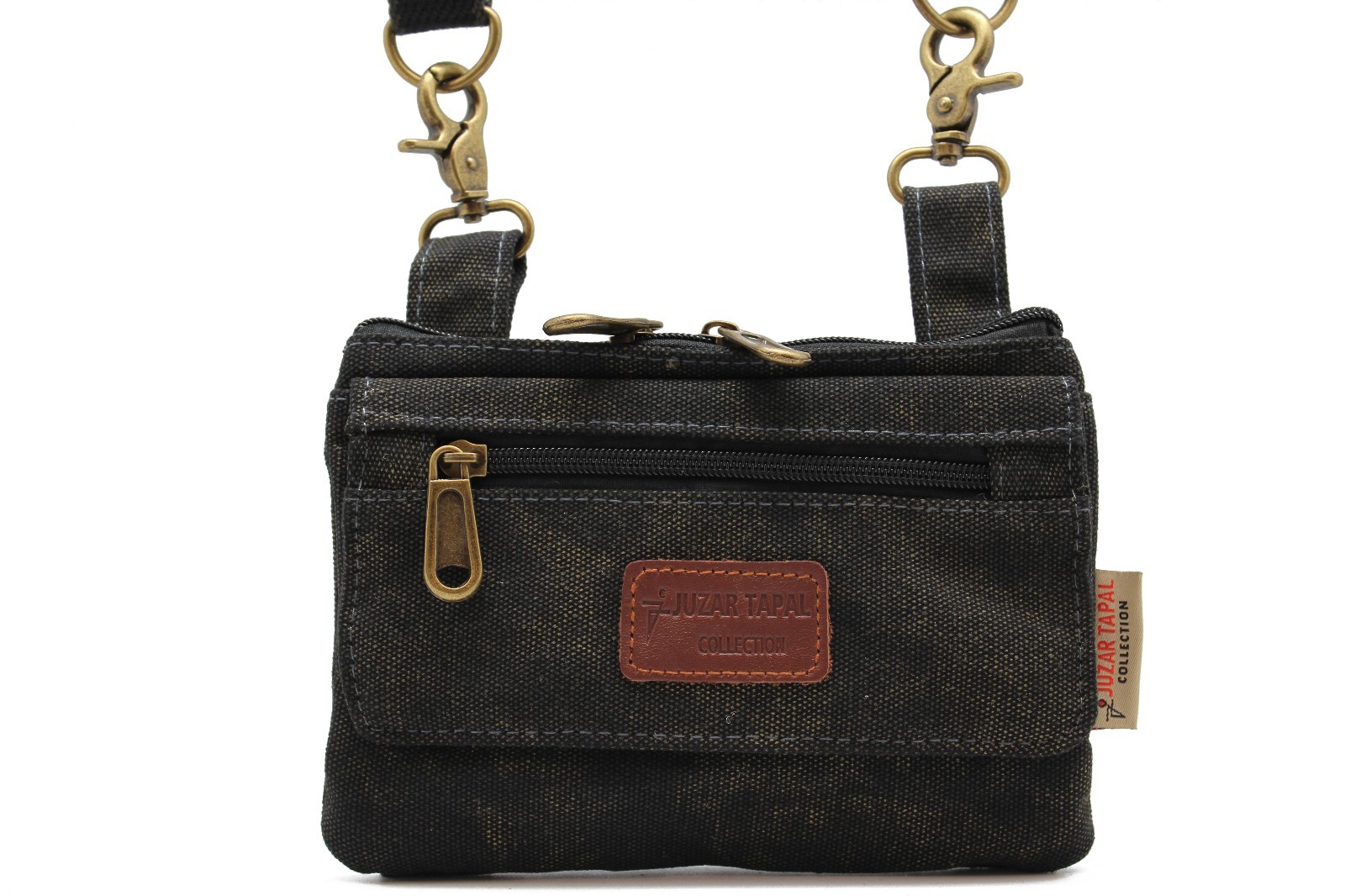Leather Hip Pouch on Clip Fanny Pack for Women Belt Loop & Cash Passport Holder