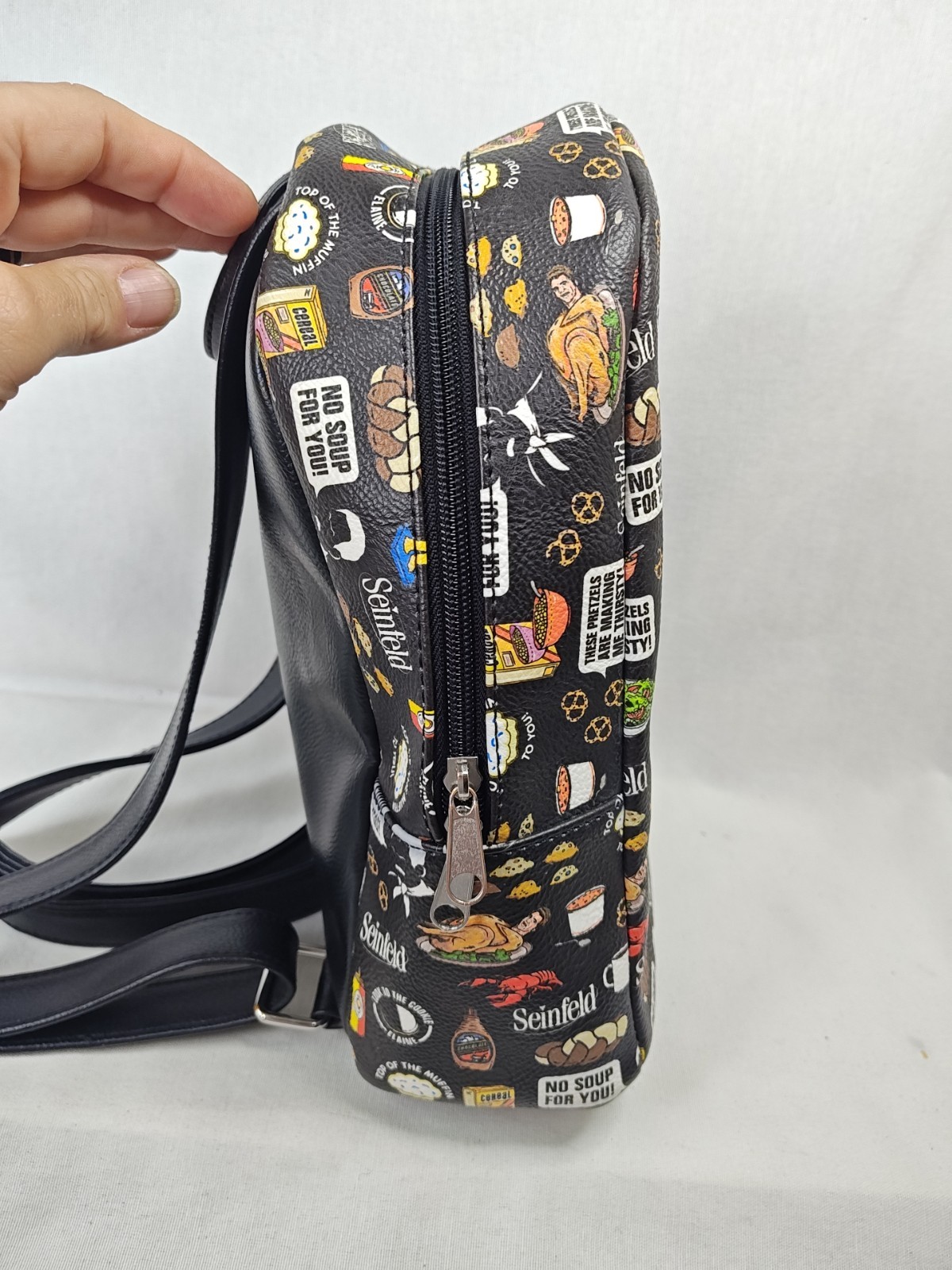 Funko Seinfeld Mini Backpack Vegan Leather PVC All Over Print NWT Pop! Figures
