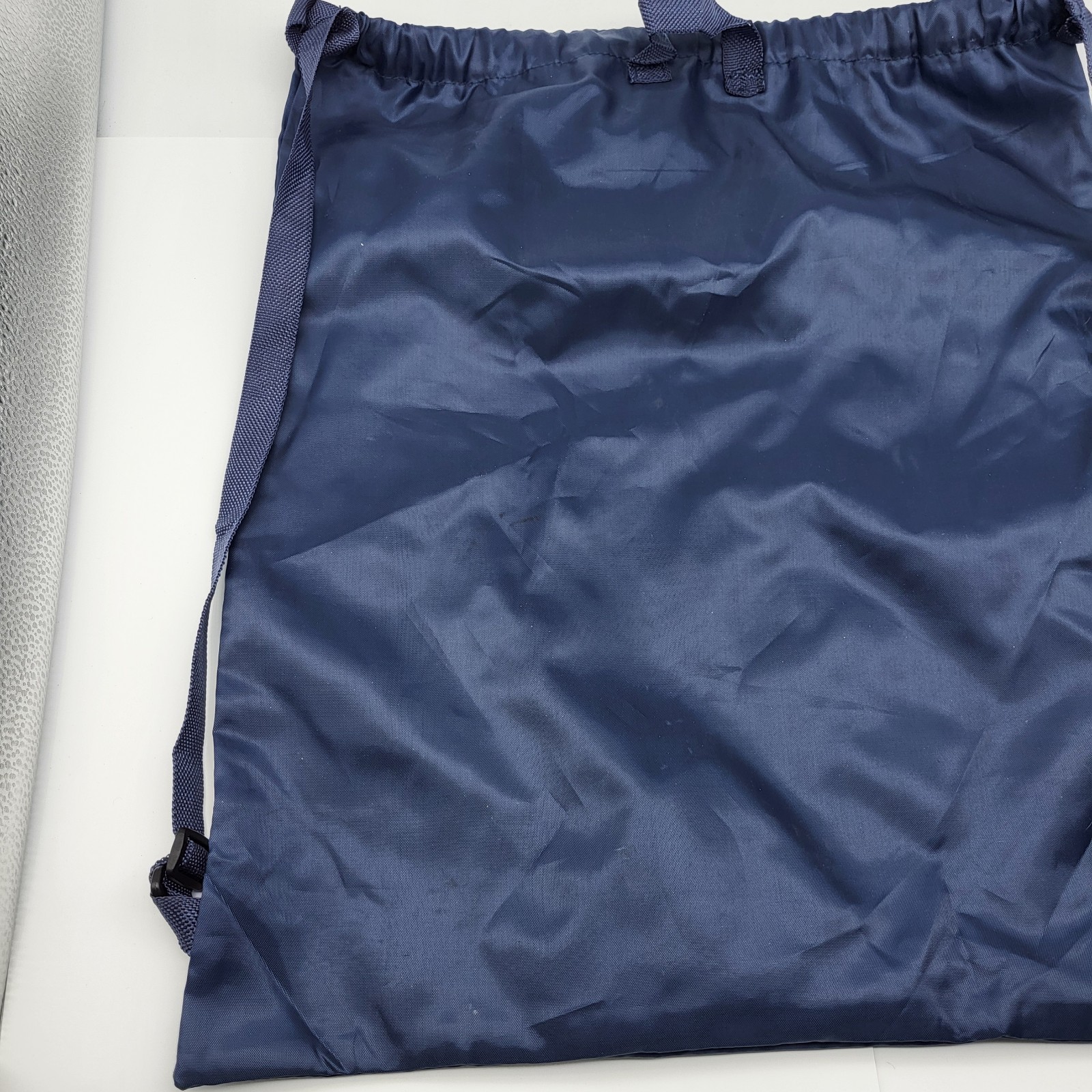 Skechers Backpack Drawstring Bag Navy Blue Tote Dust Bag Gym Workout Basic