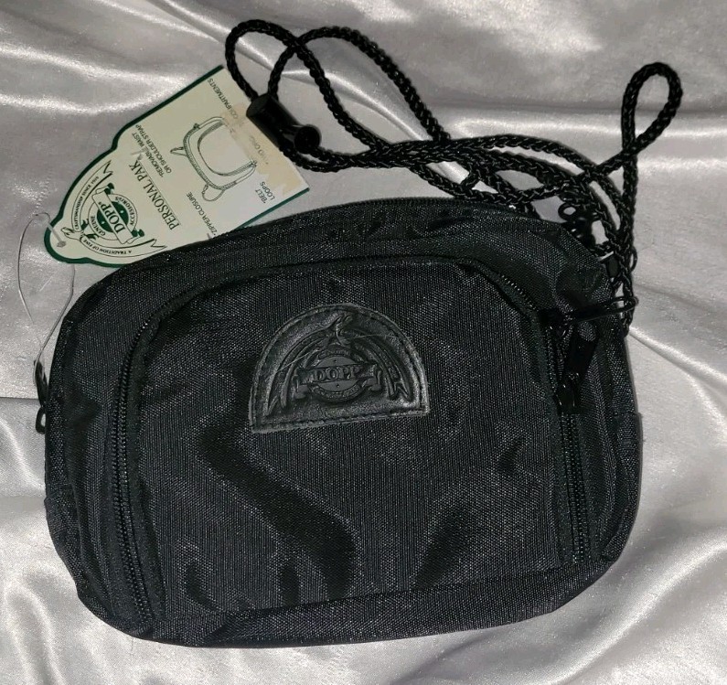 Dopp Personal Pak,NWT~Zip, 2 Compart~Belt Loops~Removable Wrist/ Shoulder Strap