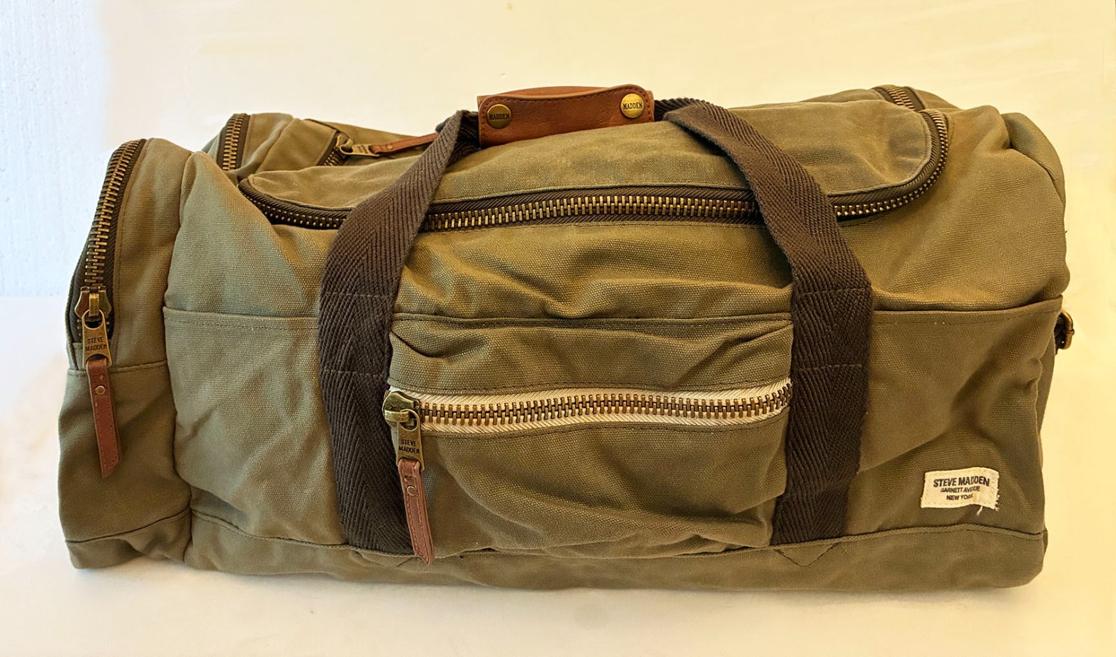 Steve Madden 20″ Duffle Bag Weekender Overnight Travel Gym Carry-on with Strap