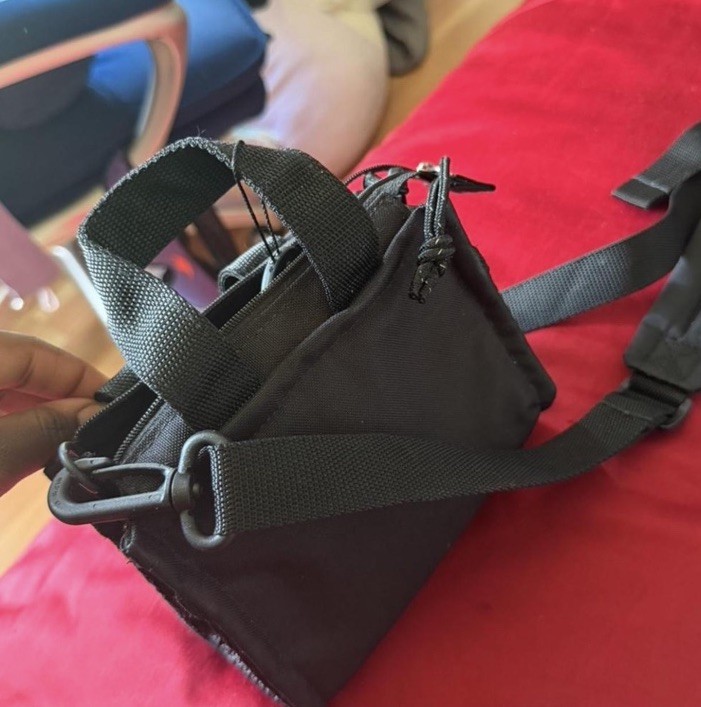 TELFAR x Eastpack Black Small Mini Zip Crossbody Bag