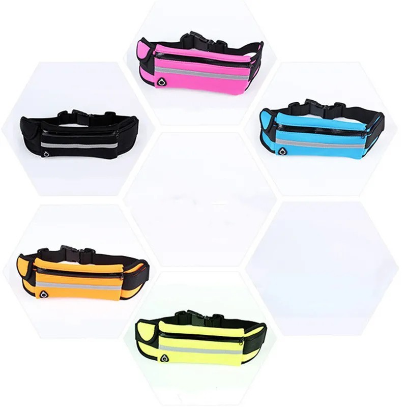 Running Bum Bag Fanny Pack Travel Waist Money Belt Zip Hiking Pouch Wallet