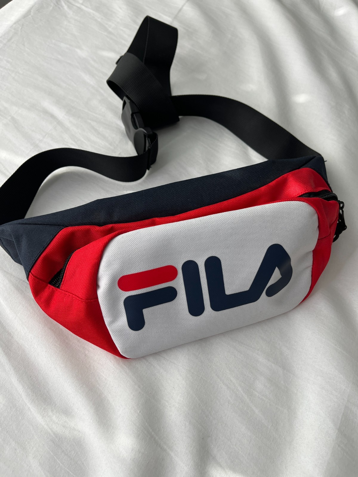 FILA Red White Blue Fanny Pack Belt Bag Adjustable