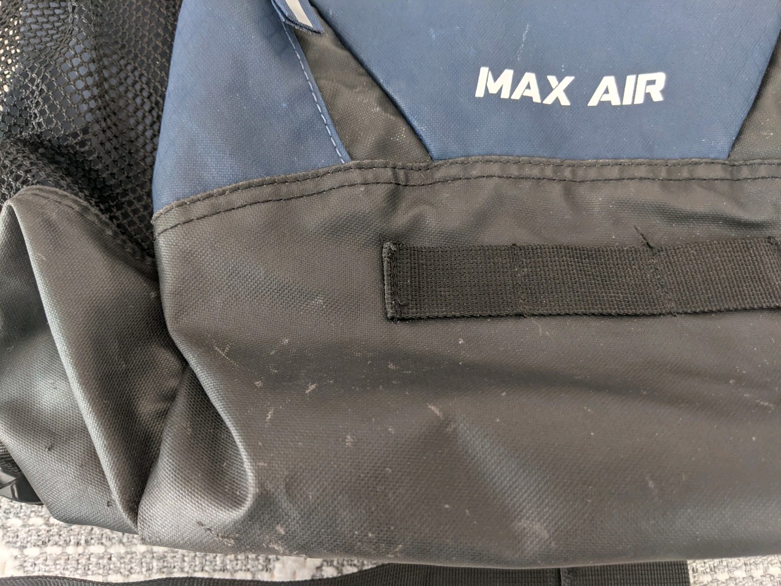 Nike Team Training Max Air Backpack Navy Blue Black, BA4890 412 Travel Gym Bag