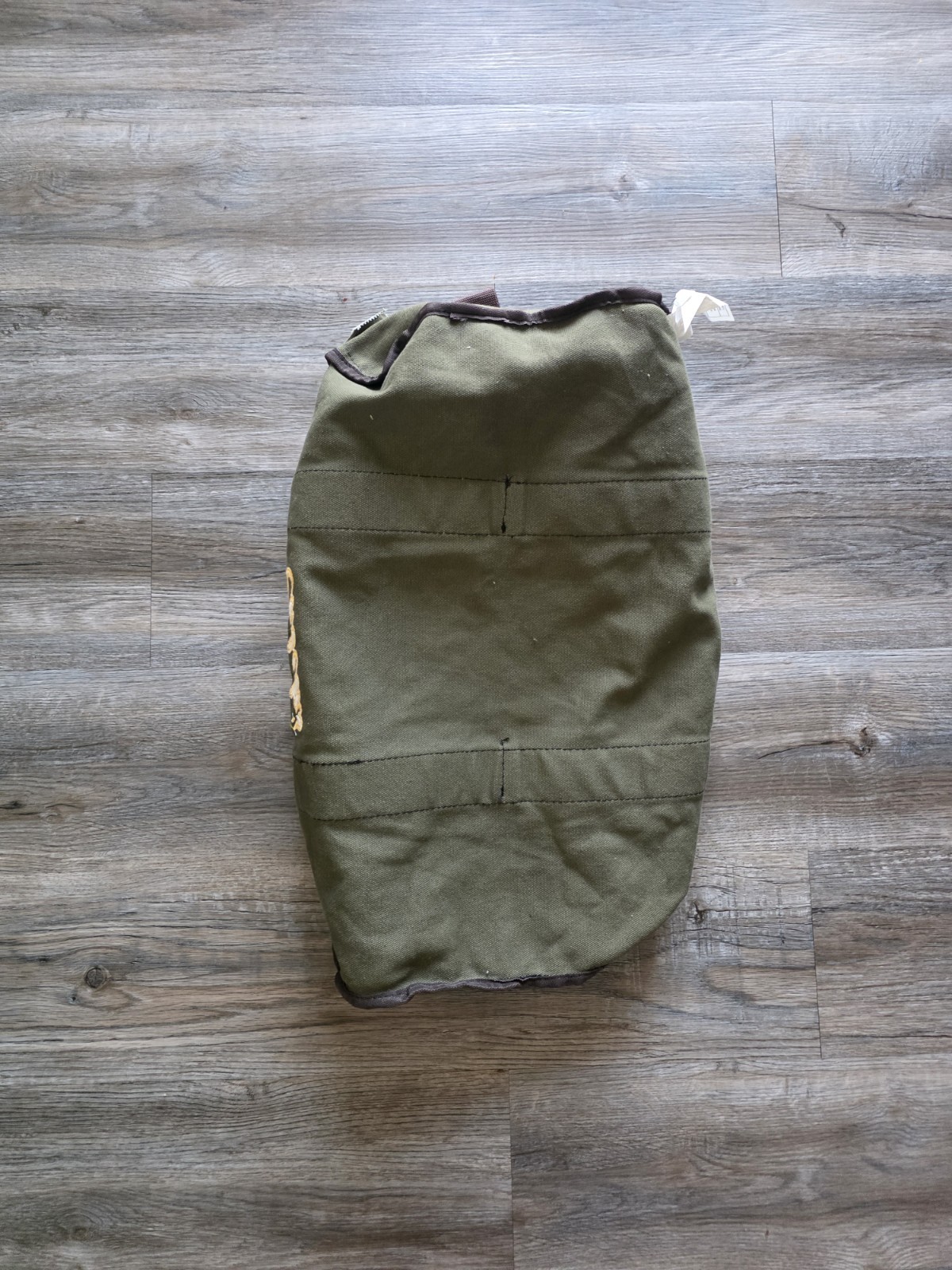 Cabela’s Men’s Two-Tone Canvas Duffel Bag in Tan/Olive