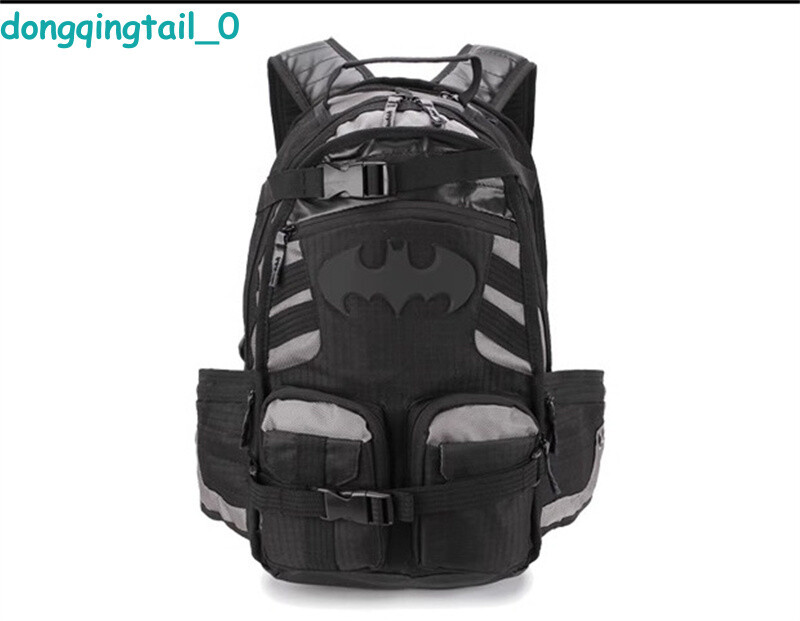 Cartoon Batman Backpack Casual Shoulder Bags Schoolbags Zipper Knapsack Gifts