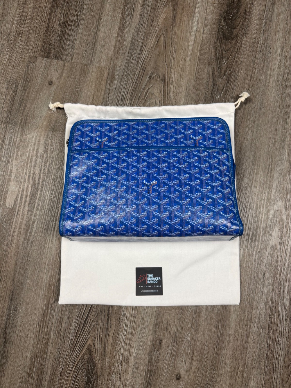 Goyard Jouvence Toiletry Bag GM Blue