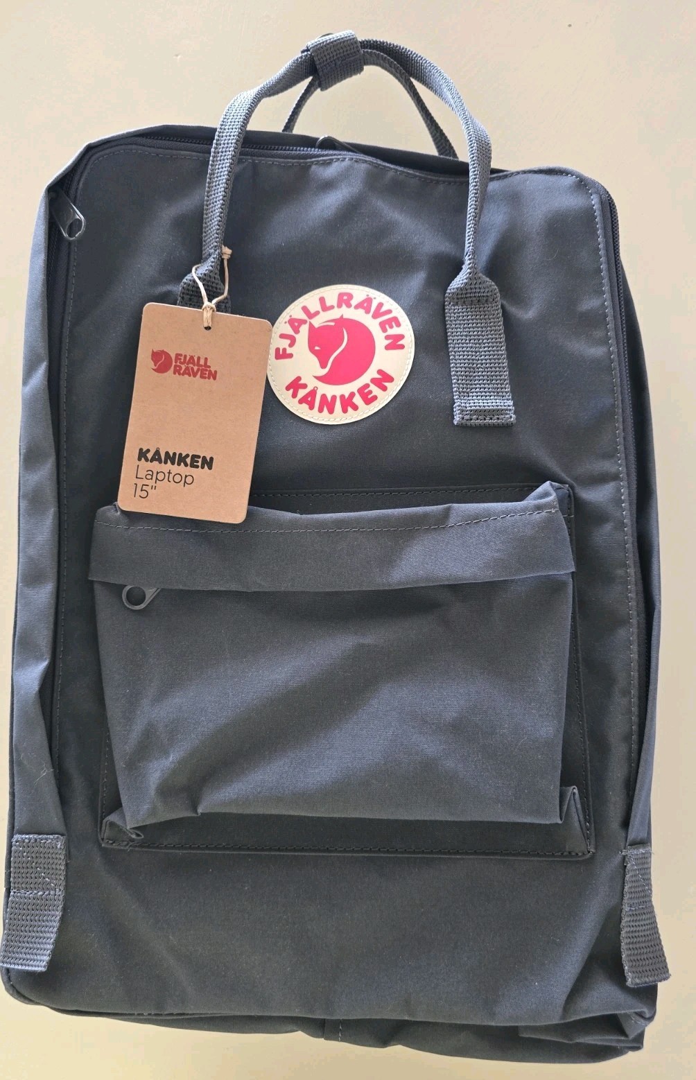 Fjallraven Raven Backpack Graphite Grey Laptop Bag 15″ NWTS
