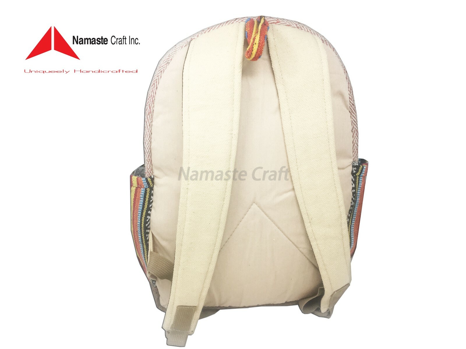 Pure Hemp Multi Pockets laptop Sleeve – Fashionable Travel backpack Nepal Made