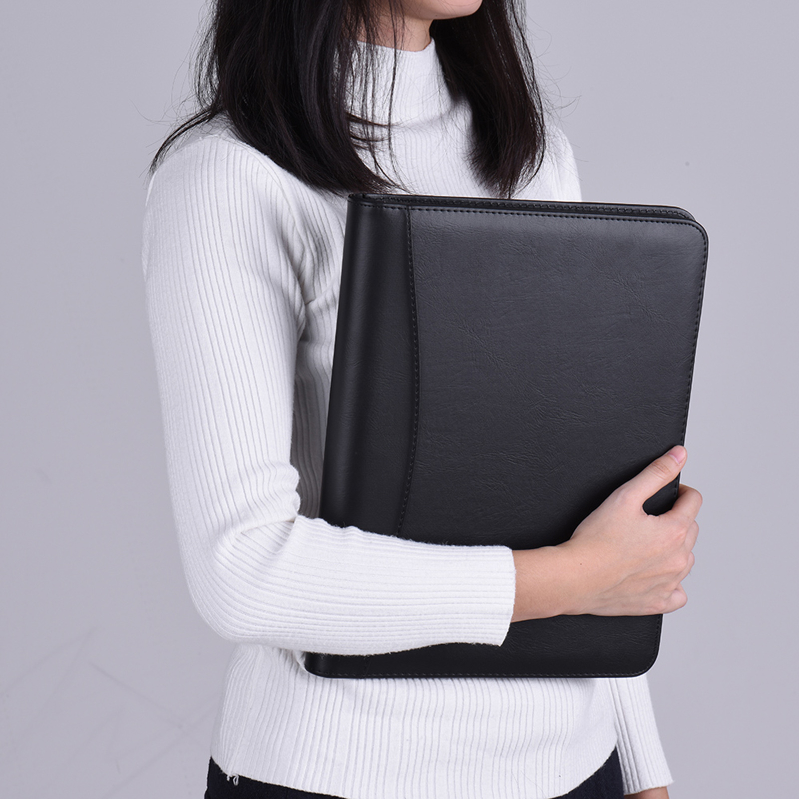 Business Organizer Folder Holder Loose- Loop Multiple Pocket W6F5