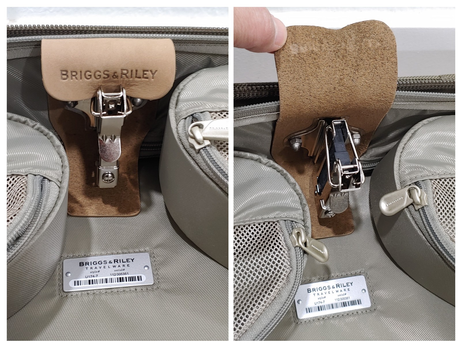 Very Good Briggs & Riley Baseline Wardrobe Bag Suitcase Special Travel Business