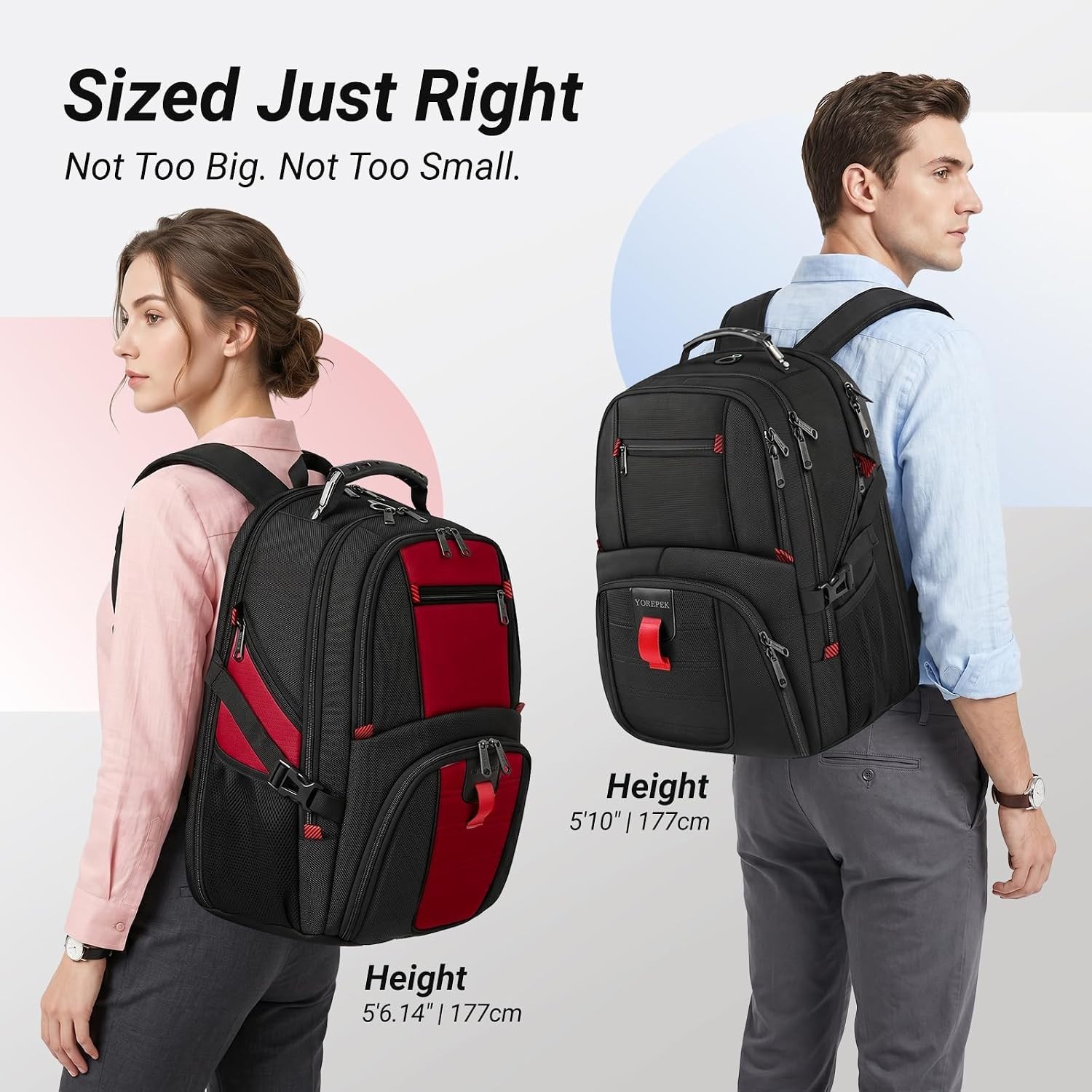 Ultimate Travel Backpack for Men | 17-Inch Laptop Friendly & Water Resistant