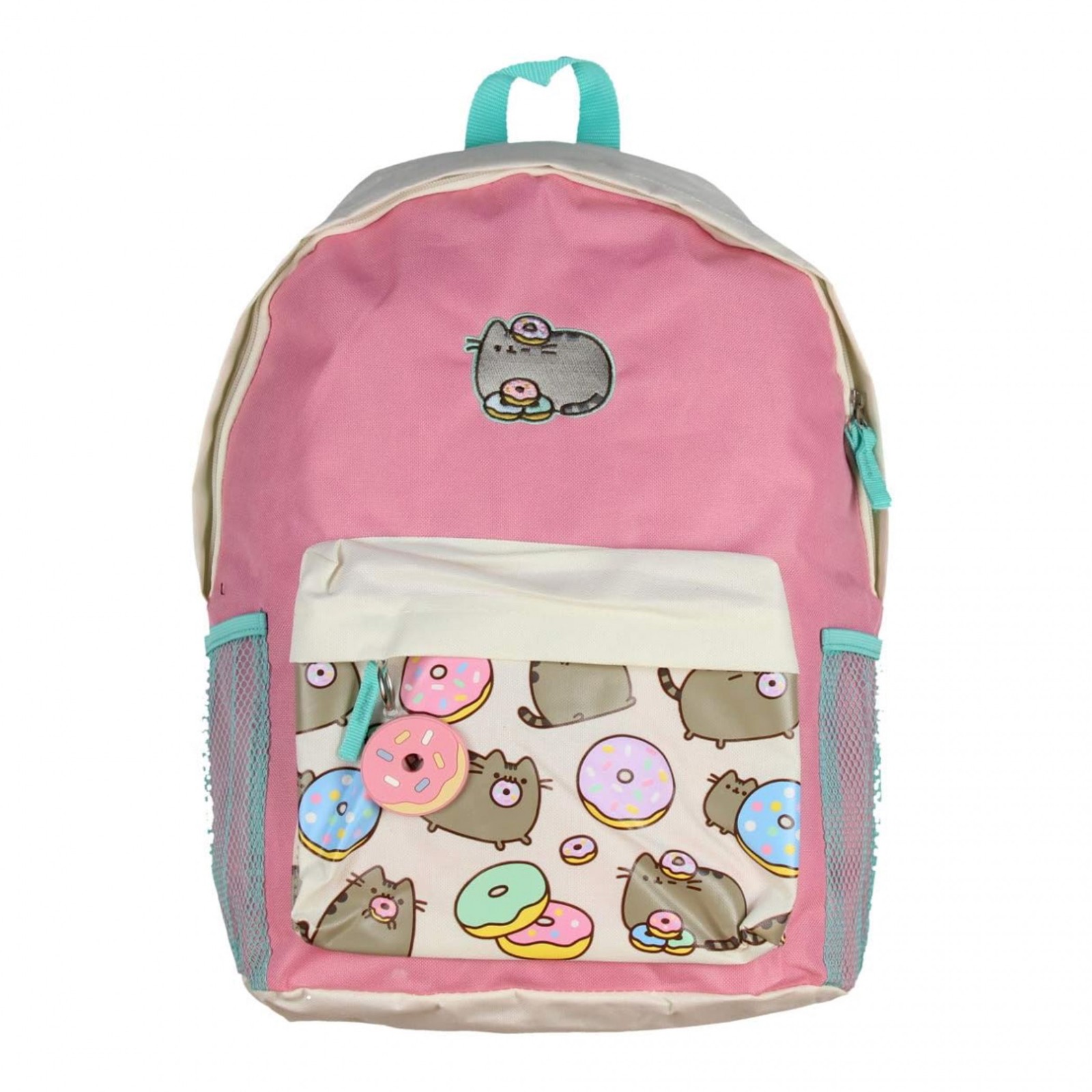 Pusheen the Cat Donuts Backpack with Donut Charm Multi-Color