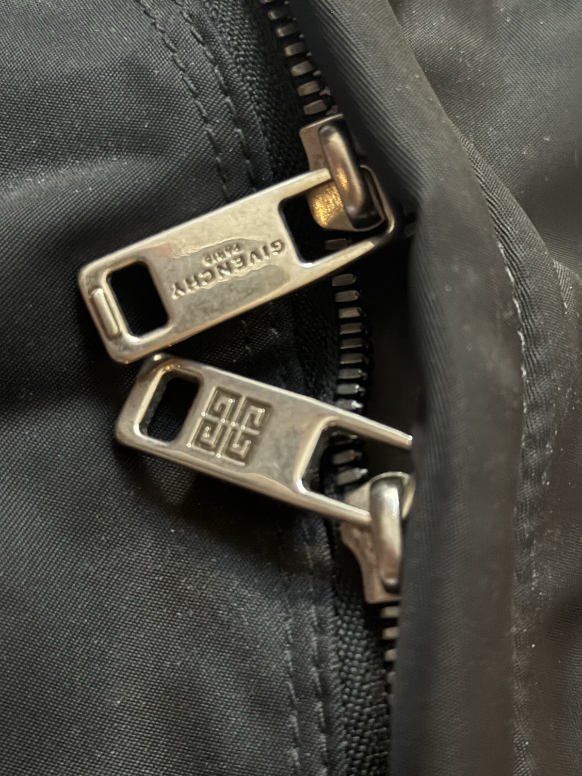 Givenchy Paris Nylon Logo Black Backpack