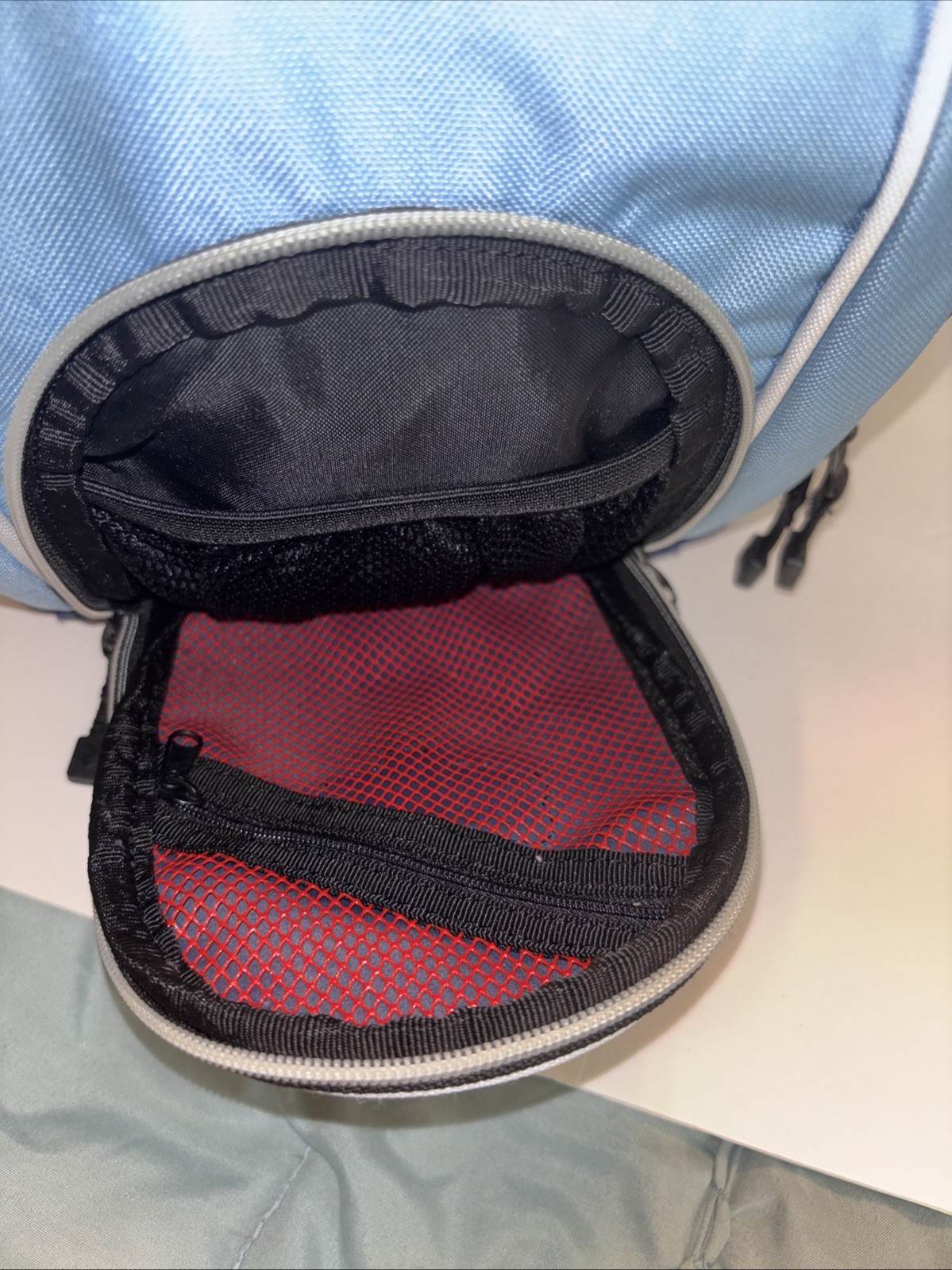 Vintage Fox Racing Men’s Backpack Two Tone Blue Adjustable Strap