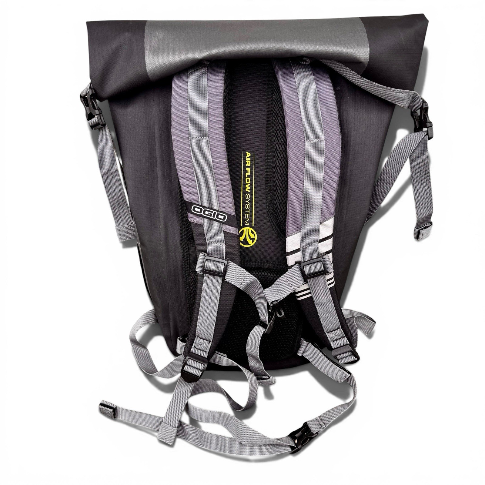 OGIO All Elements Waterproof Roll Top Backpack 26L Laptop Bag NWT Gray