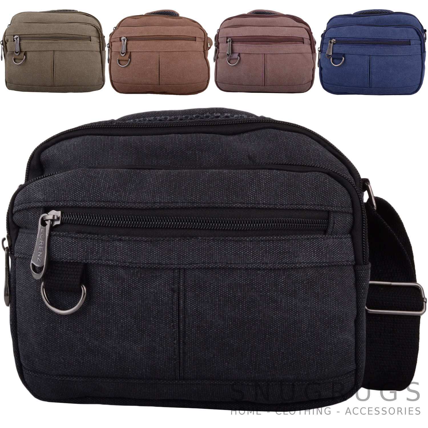 Ladies / Womens / Mens Canvas Work / Travel / Holiday Shoulder / Cross Body Bag