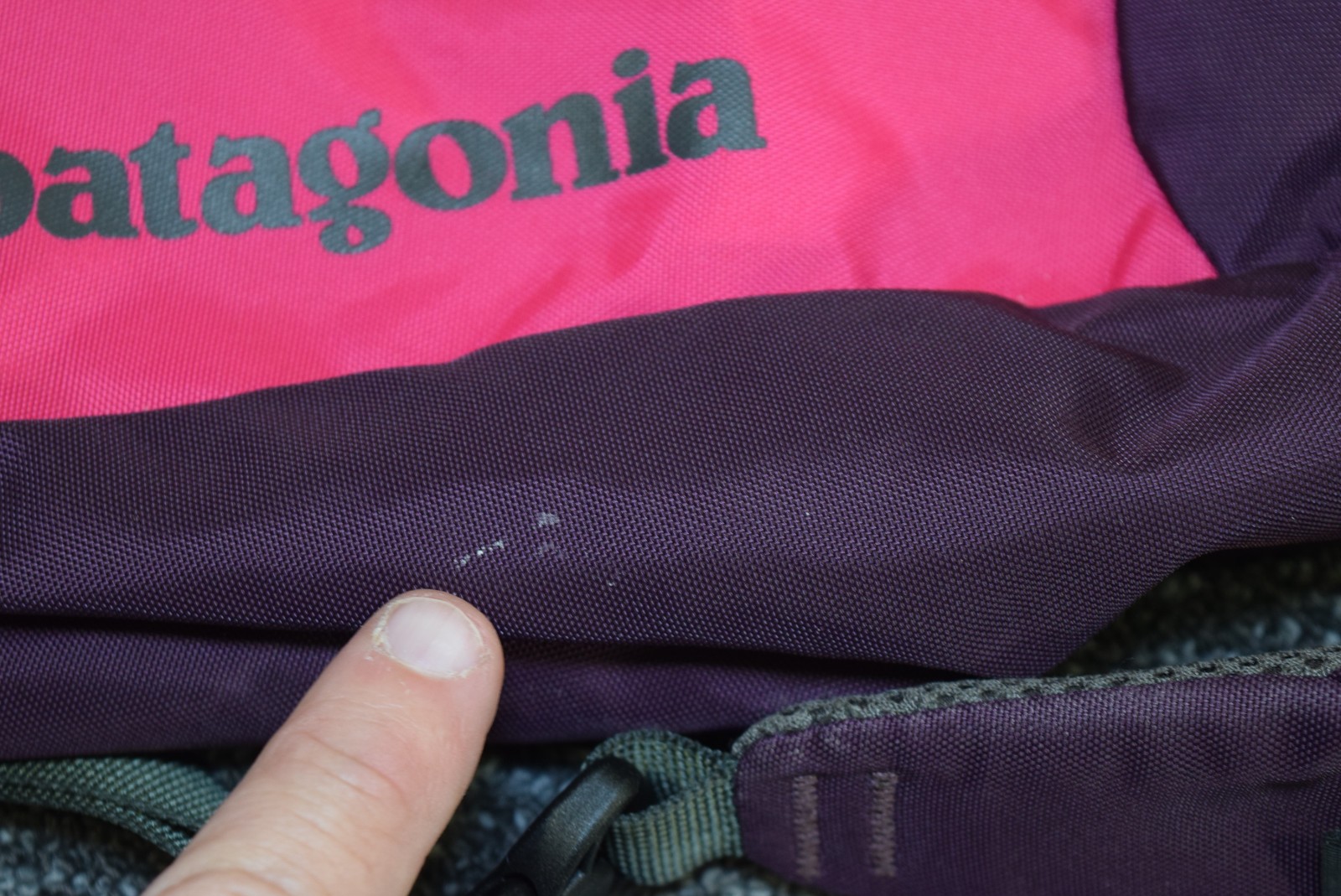 Y2K Patagonia Atom Sling One Shoulder Bag Purple Fushia Purple MODIFIED