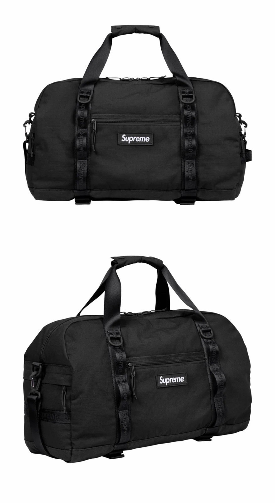 Supreme Large Duffle Bag Black SS26 Brand New Ready To Ship
