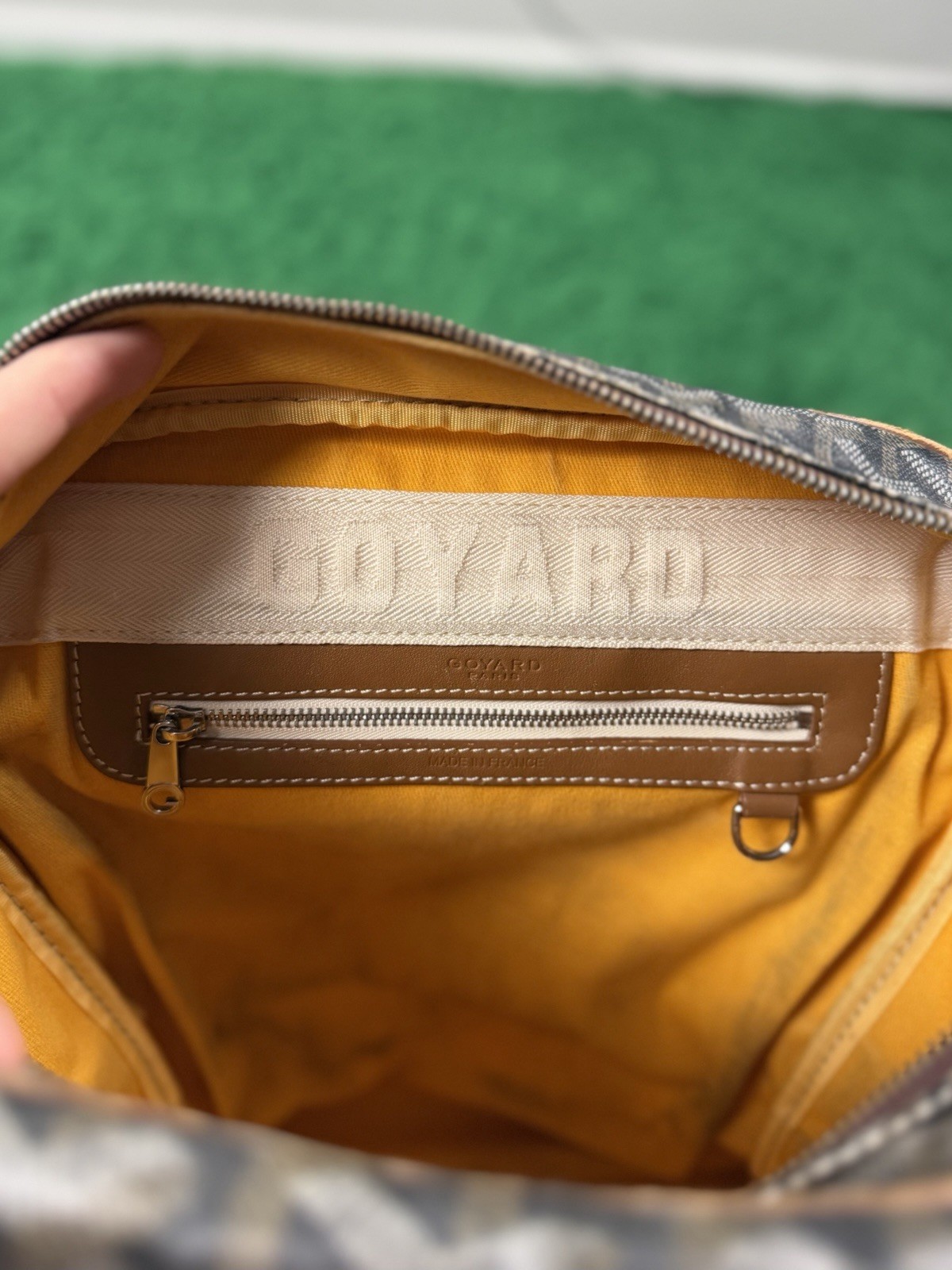 Goyard Goyardine Canvas Leather Brown Tan Men’s Backpack – SUPER RARE