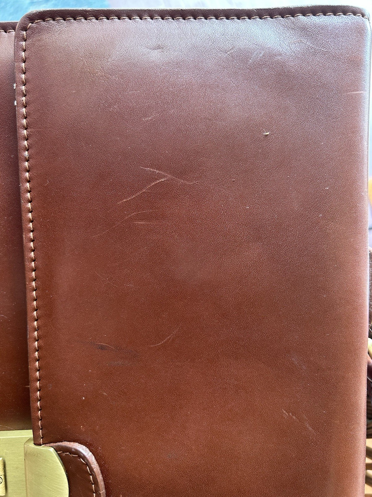 Pineider Italian Leather Briefcase