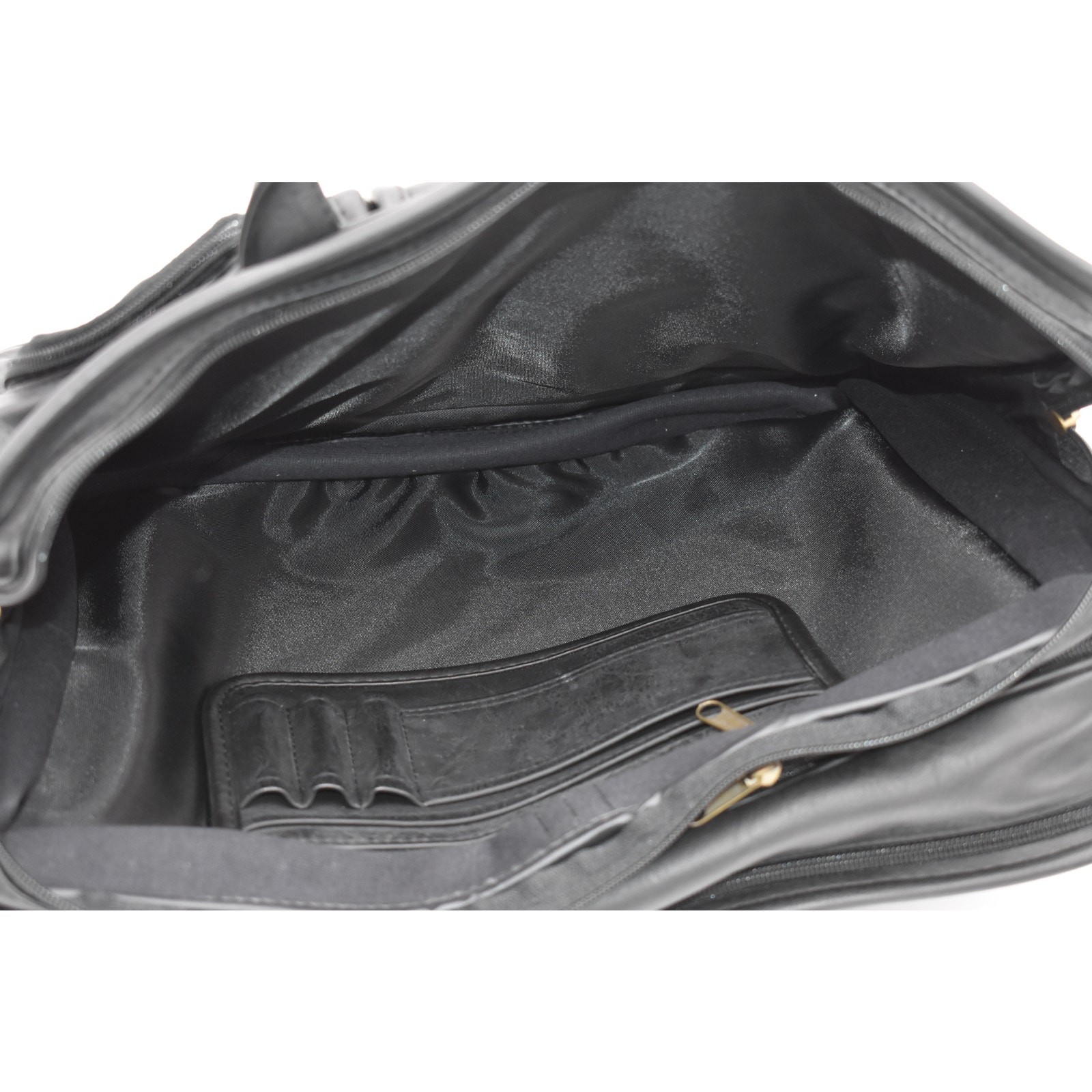 Expandable Black Briefcase NWT — DuraTec — 16.5″x 12″ x 5-7″