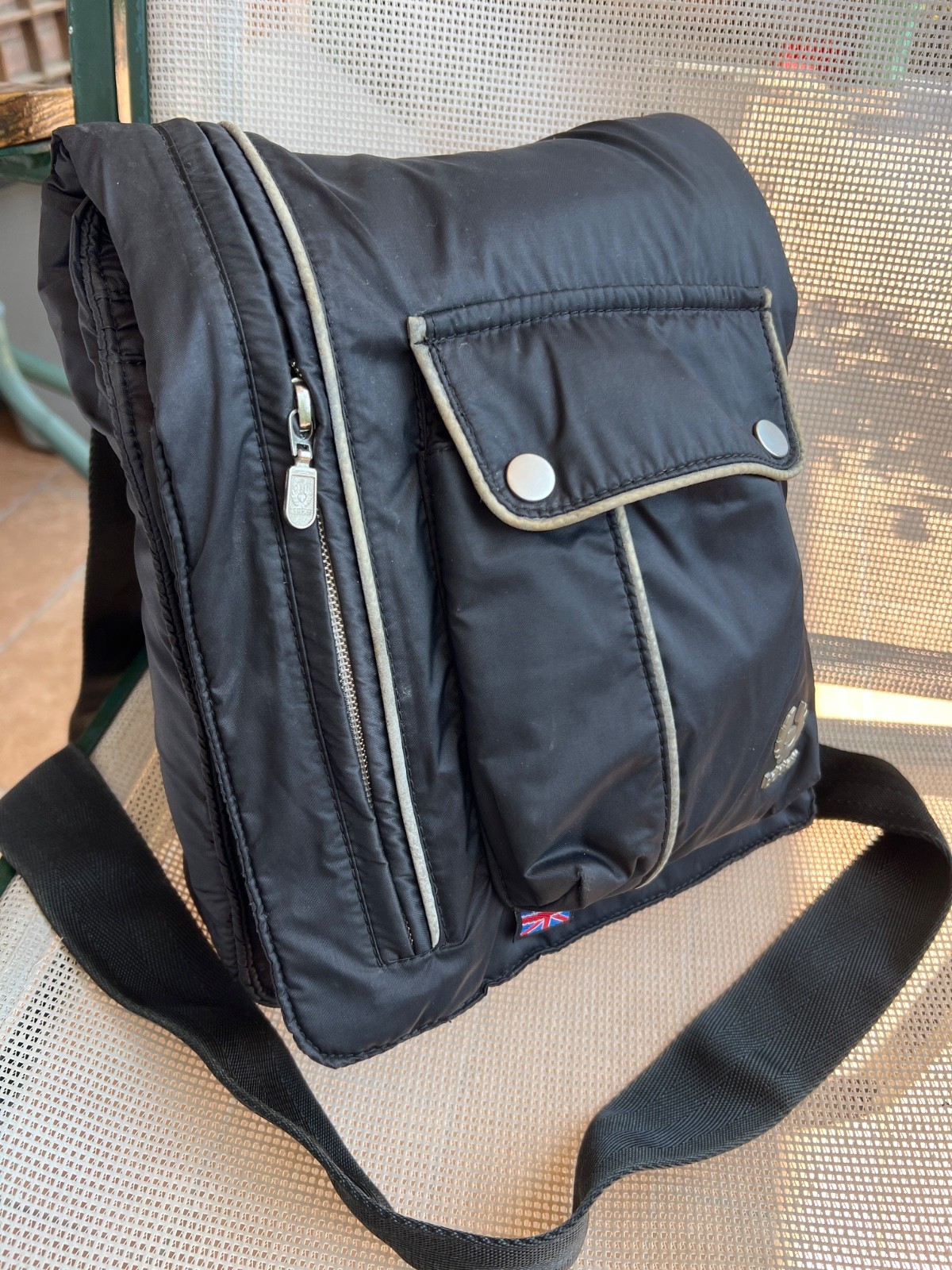 BELSTAFF Shoulder bag multipockets Waterproof Malenotti