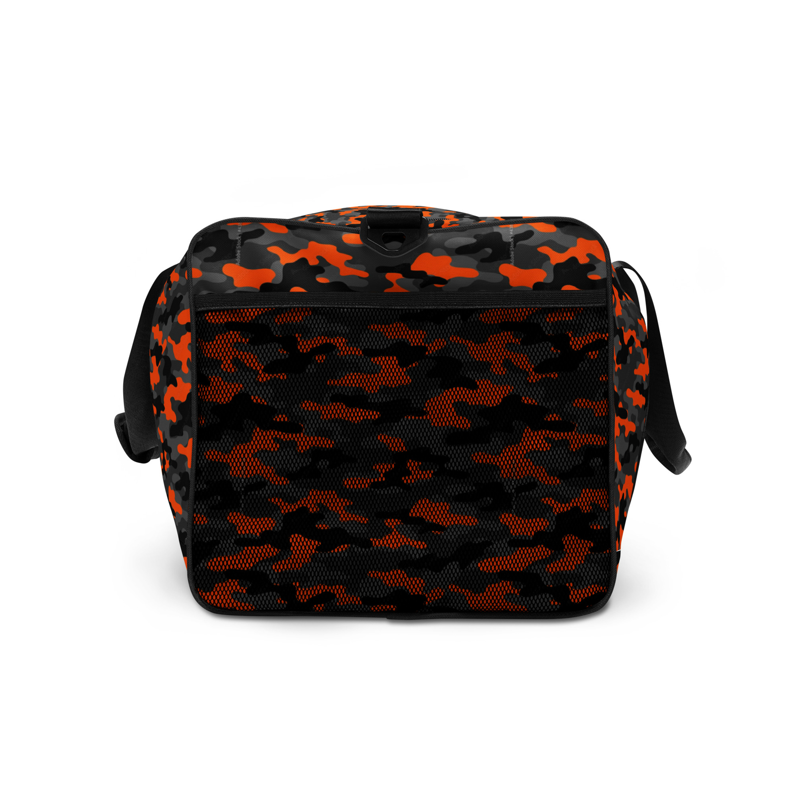 Orange & Black Camouflage Duffle bag