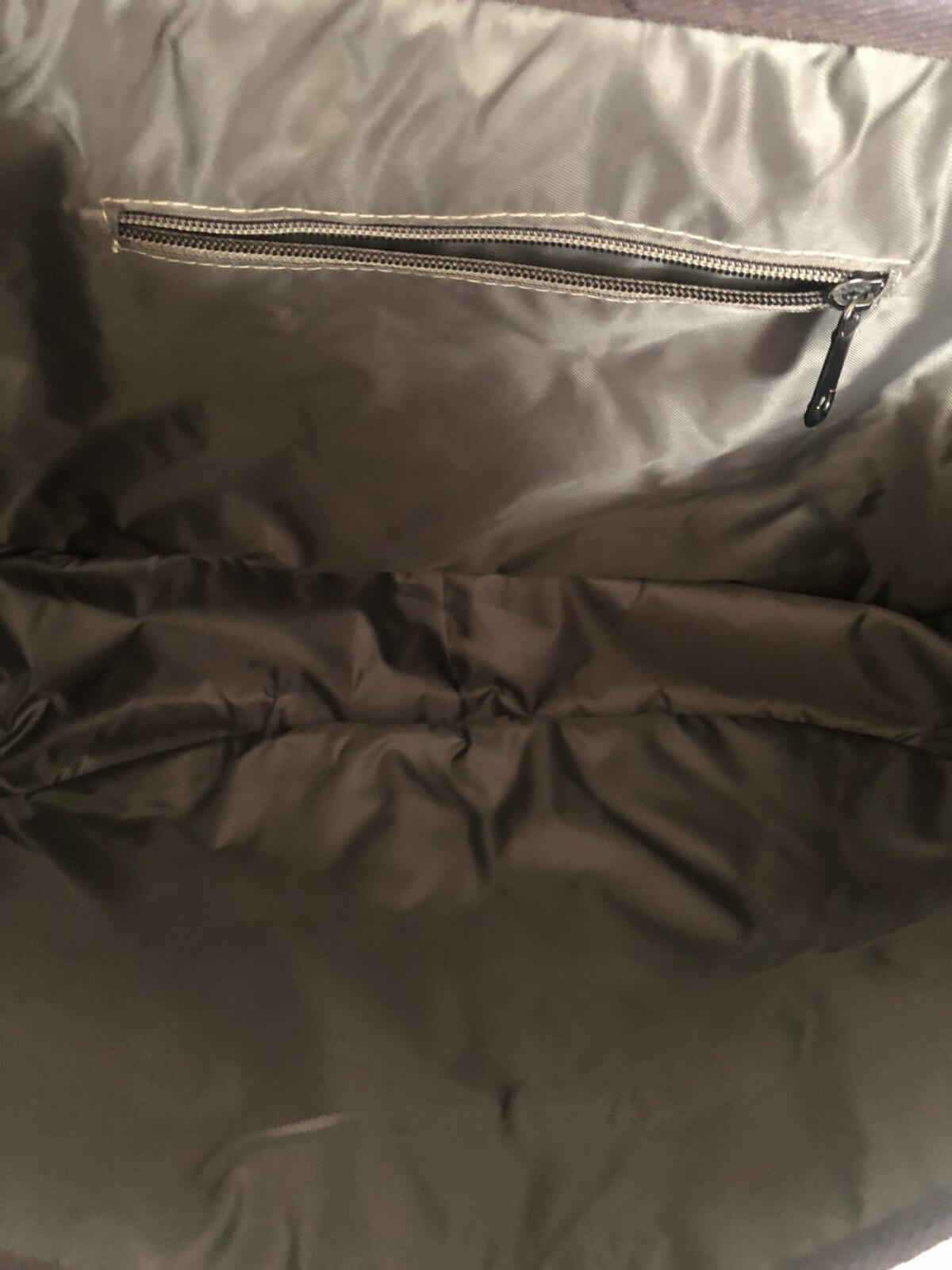 The True Religion Messenger Bag Color Olive Cotton One Size