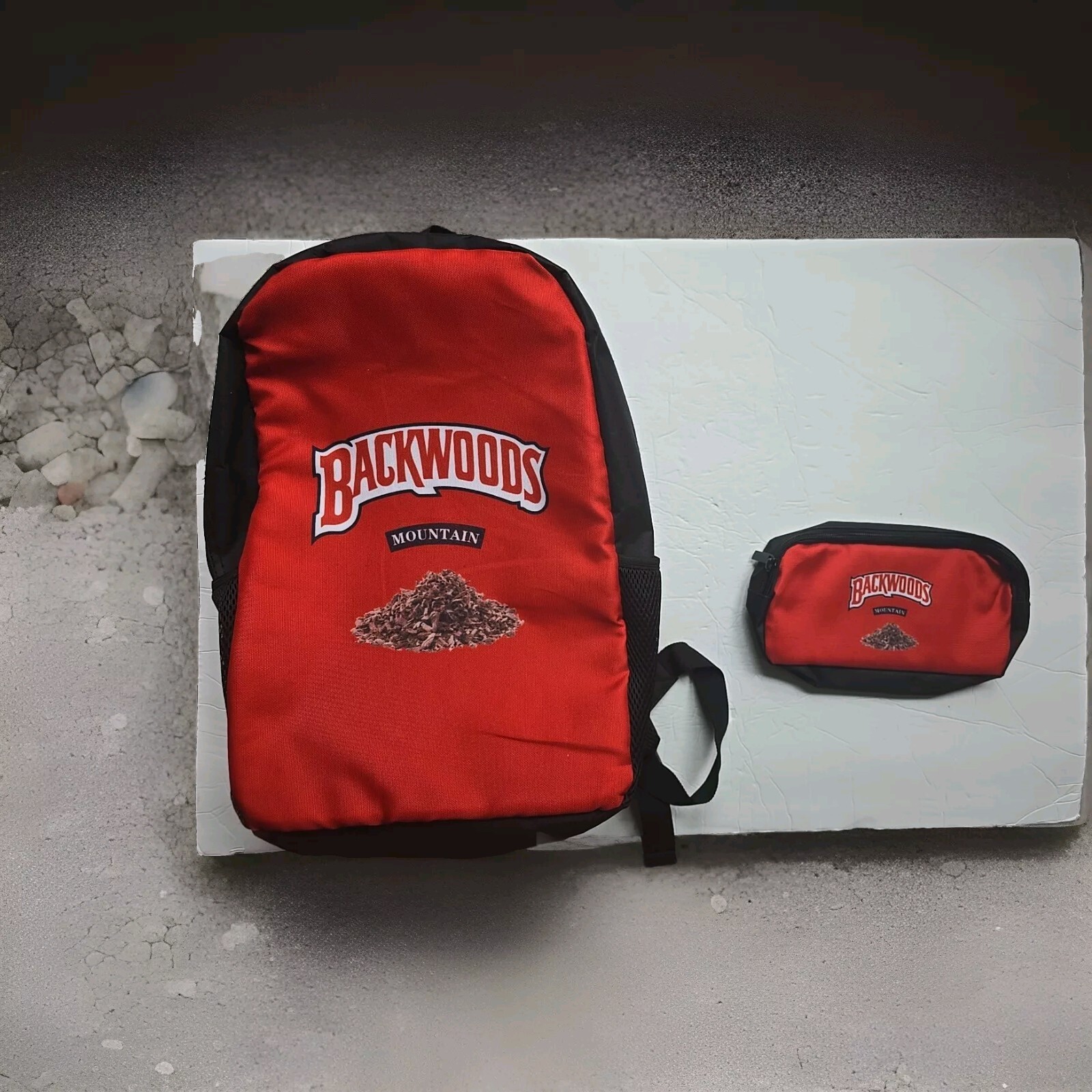 Backwoods Backpack Set 2 PCS School bag Laptop Backpack+pencil bag