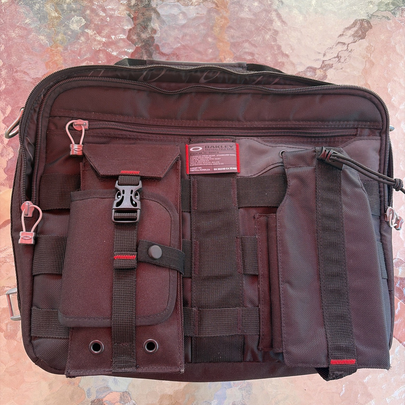 Rare 2000s Oakley SI Tactical Field Gear Messenger Bag w/ Strap