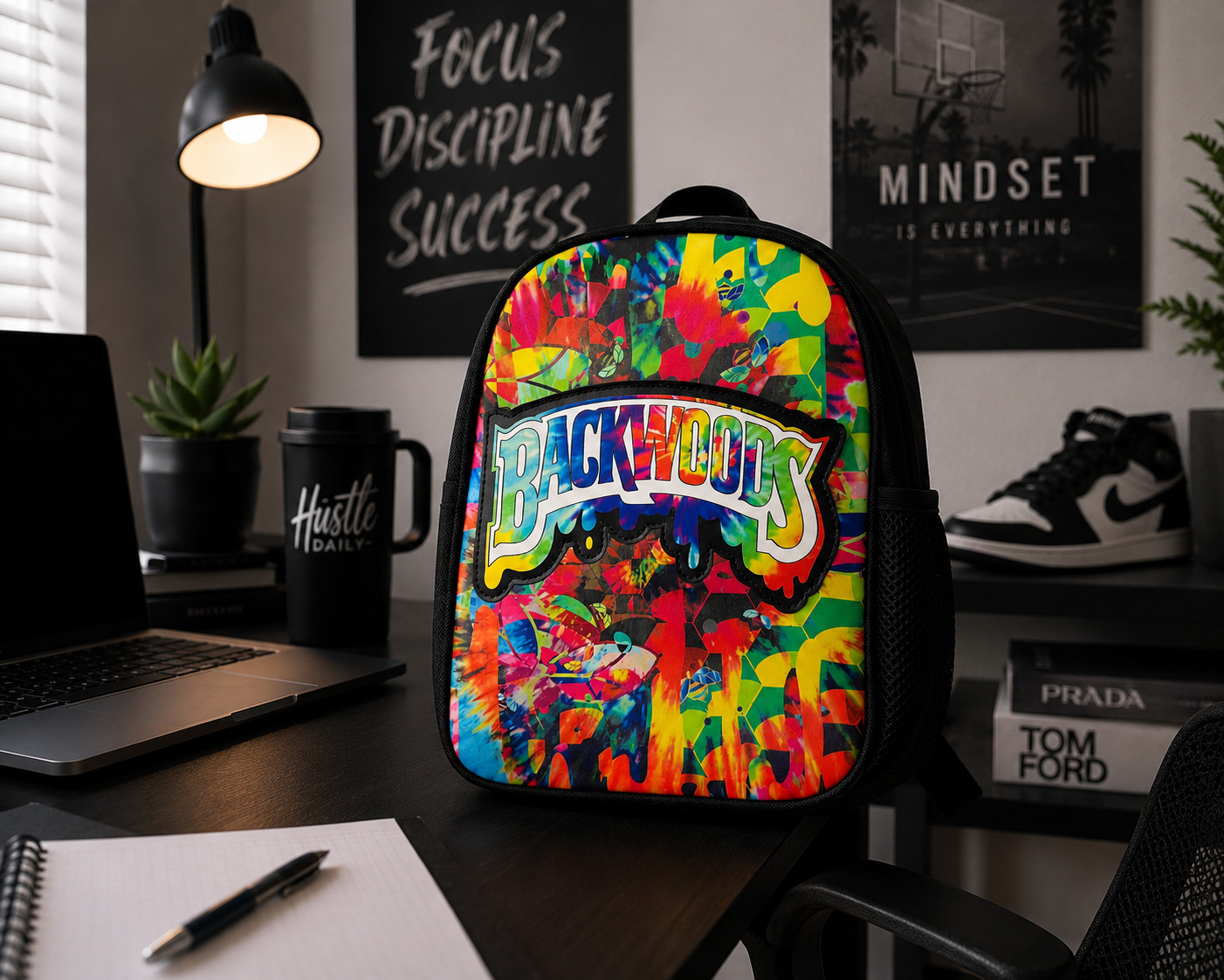 Backwoods 16″ LED Backpack Smell Proof Lockable Waterproof Travel Bag New
